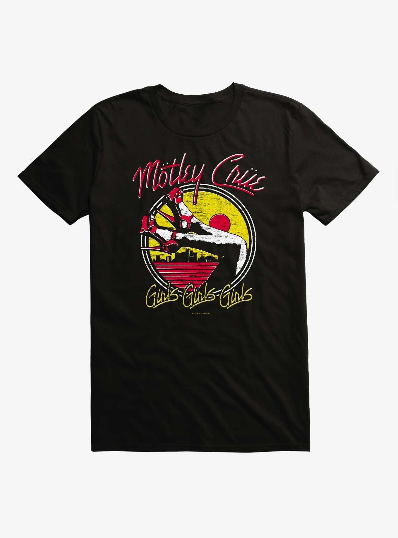 Motley Crue Girls Girls Girls Red Heels T-Shirt, , hi-res