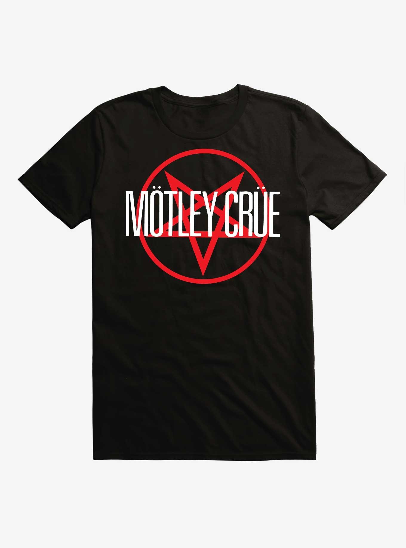 Motley Crue Pentagram T-Shirt, , hi-res