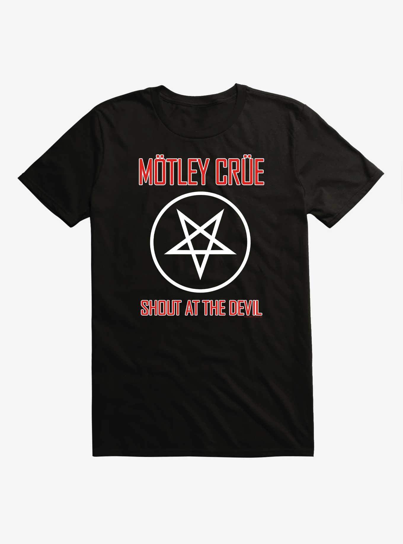 Motley Crue Shout At The Devil Pentagram T-Shirt, , hi-res