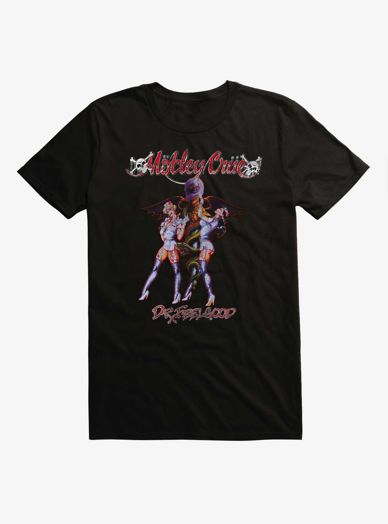Motley Crue Dr. FeelGood Album Tracklist Vintage T-Shirt, , hi-res