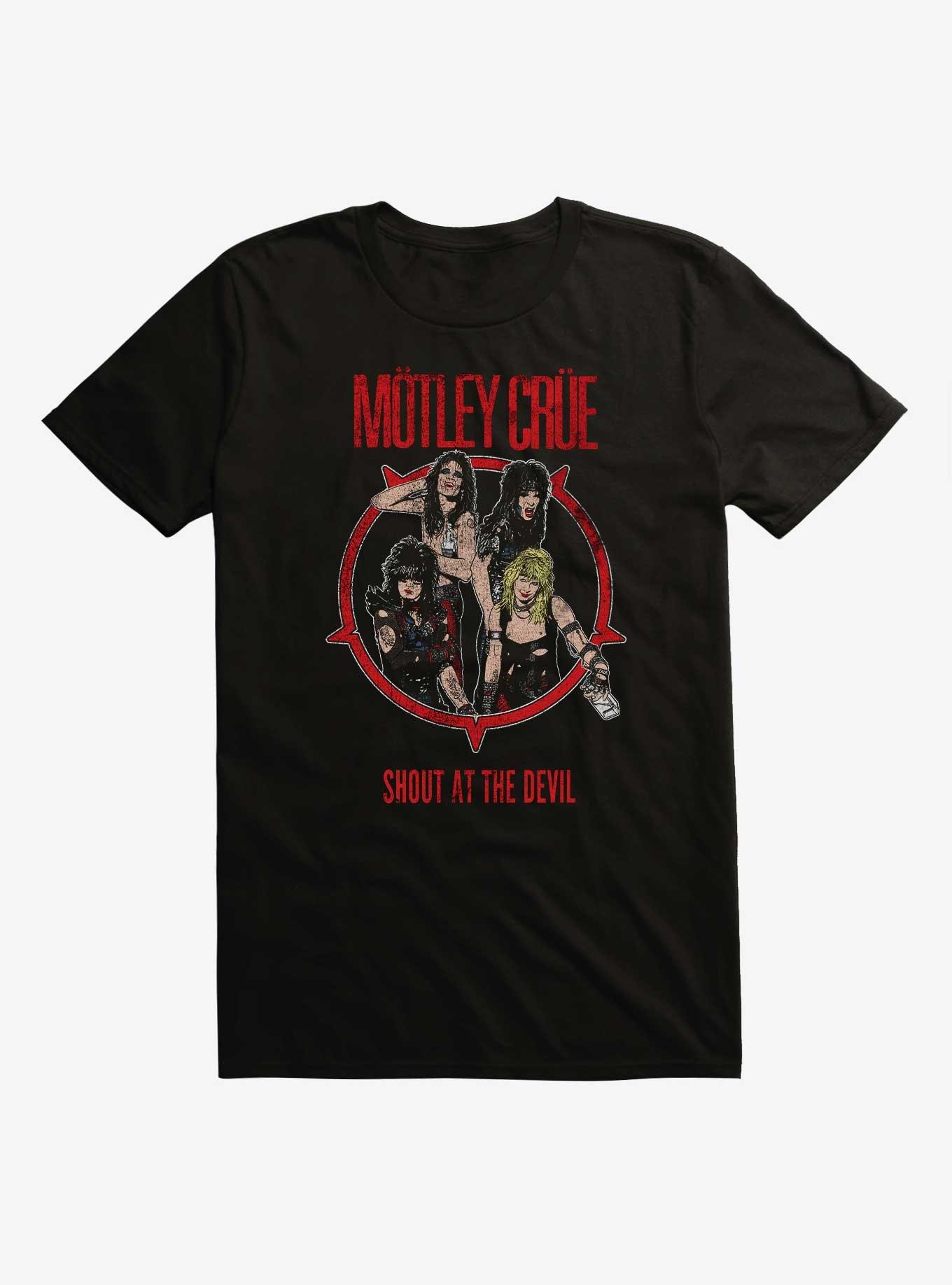 Motley Crue Shout At The Devil Album Tracklist T-Shirt, , hi-res