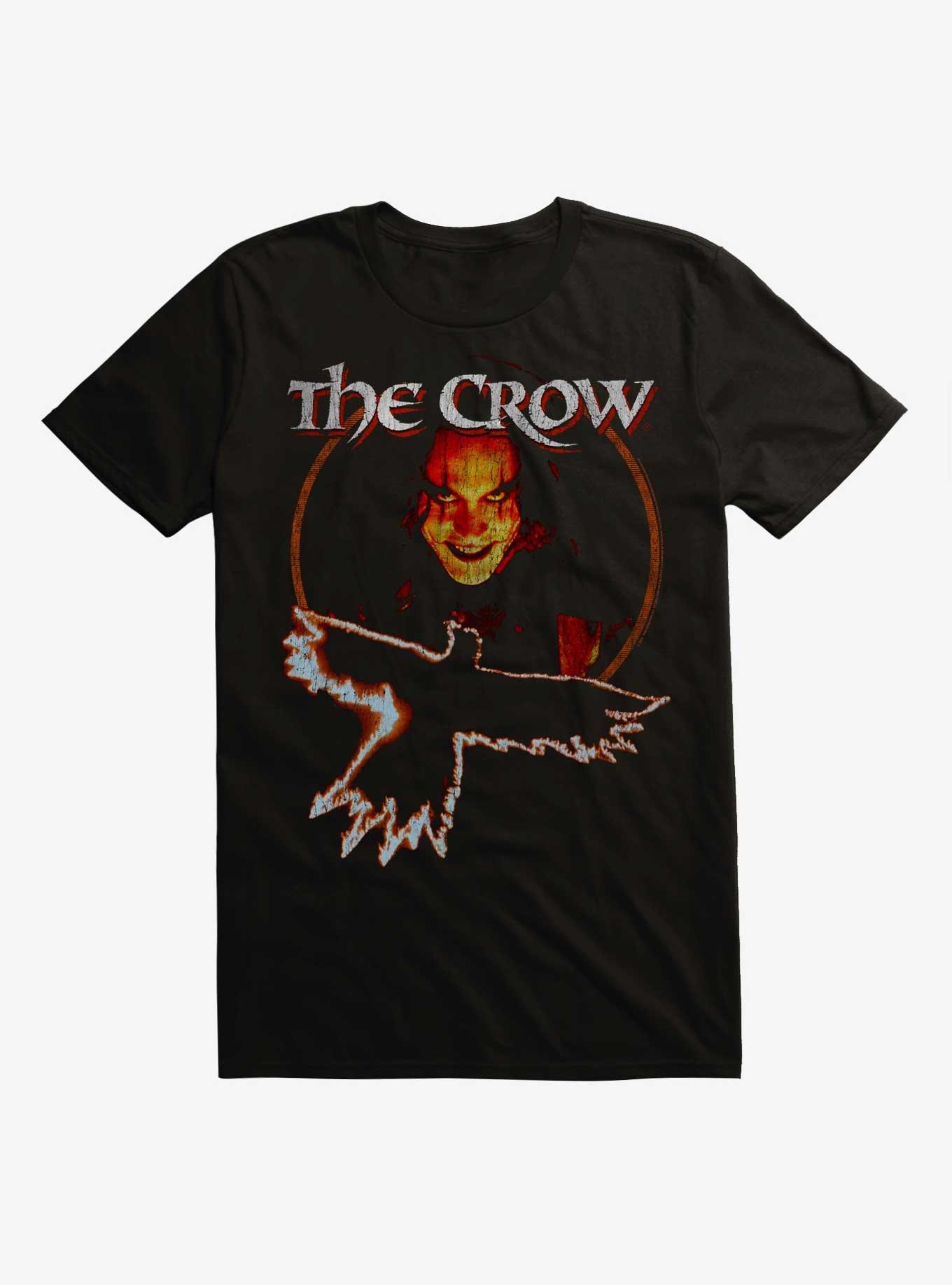 The Crow Distressed Fire Crow T-Shirt, , hi-res