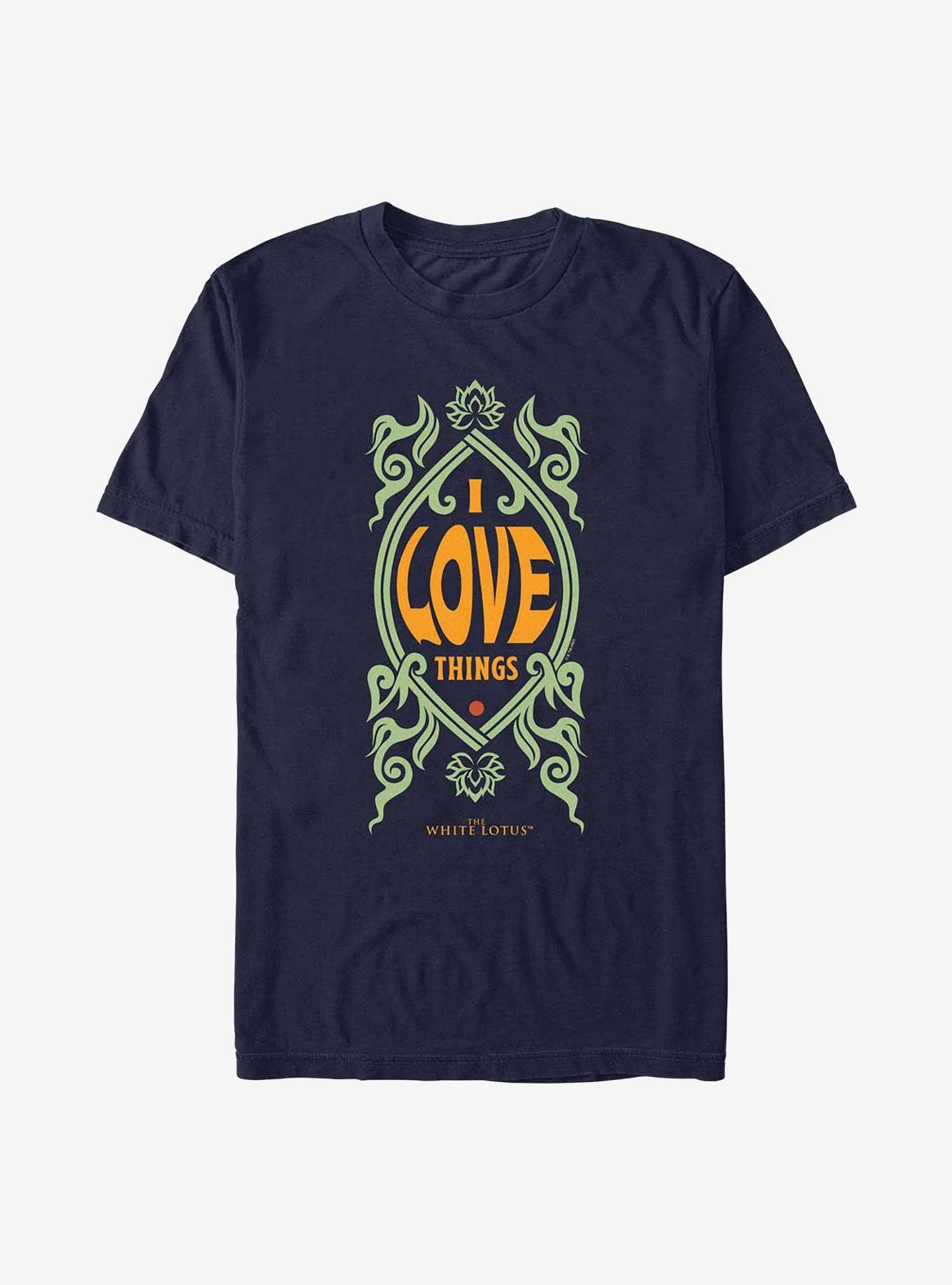 The White Lotus I Love Things T-Shirt, NAVY, hi-res