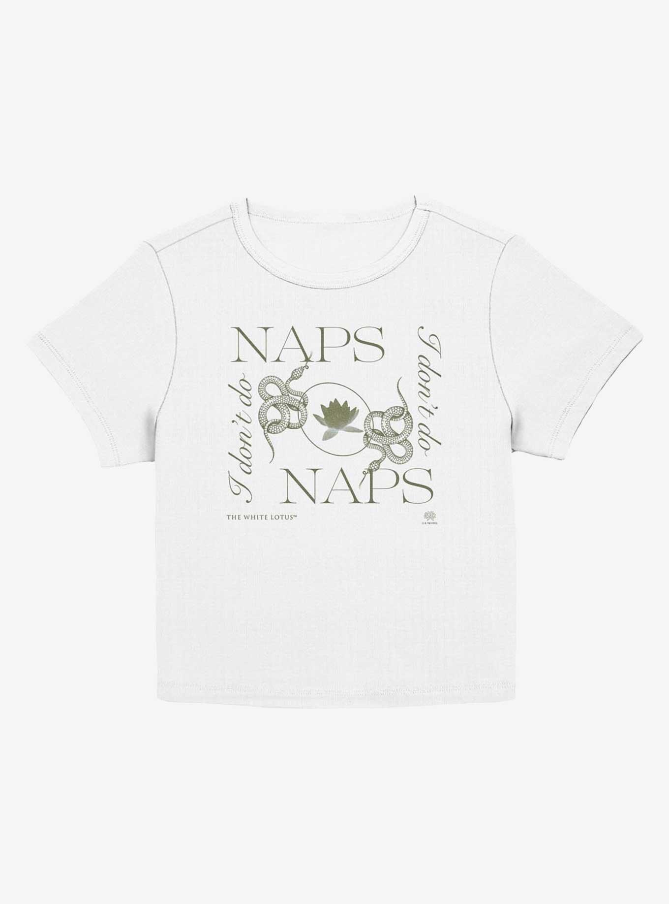 The White Lotus Naps Naps Girls Baby T-Shirt, WHITE, hi-res