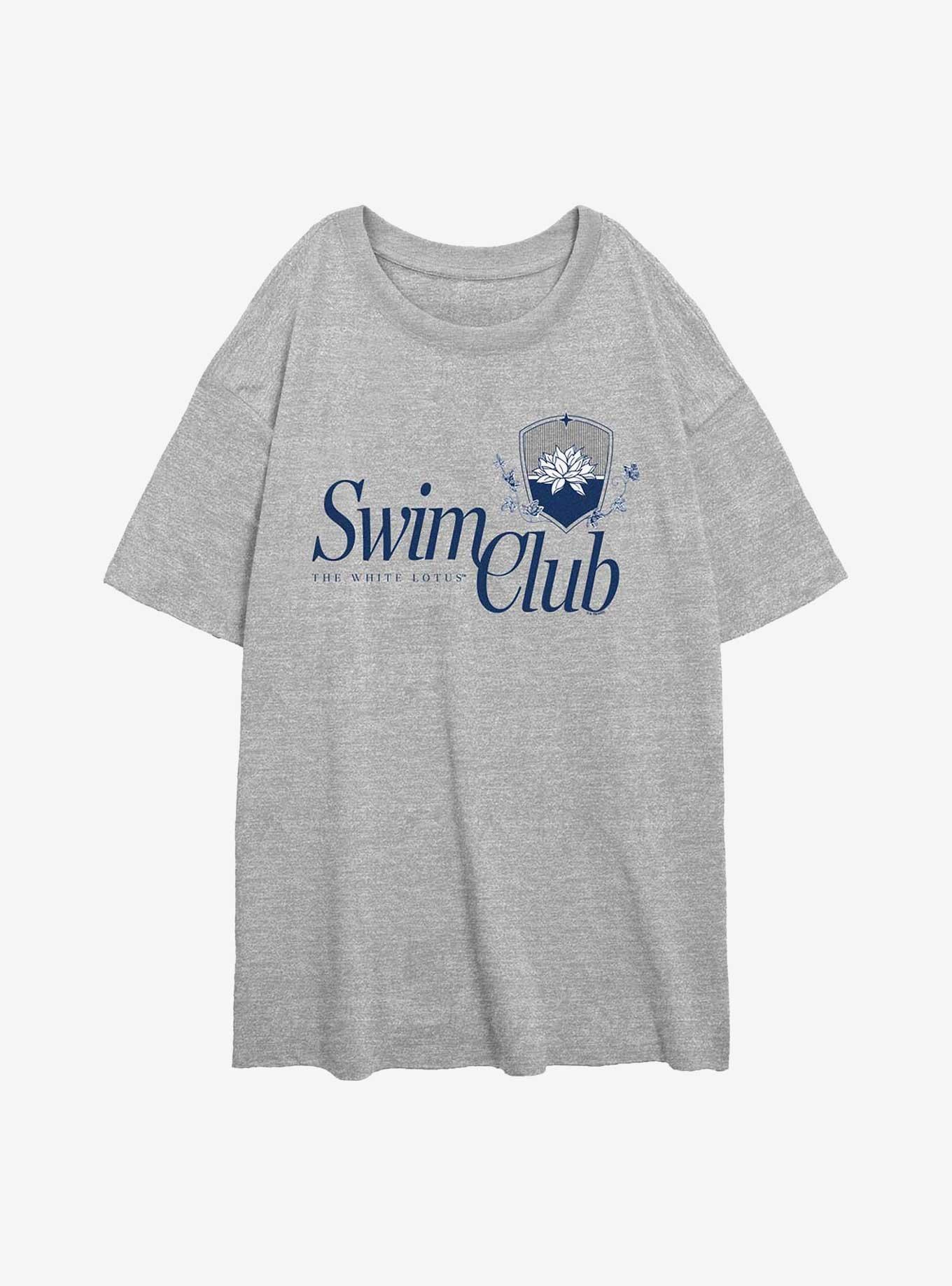 The White Lotus Swim Club Girls Oversized T-Shirt, , hi-res