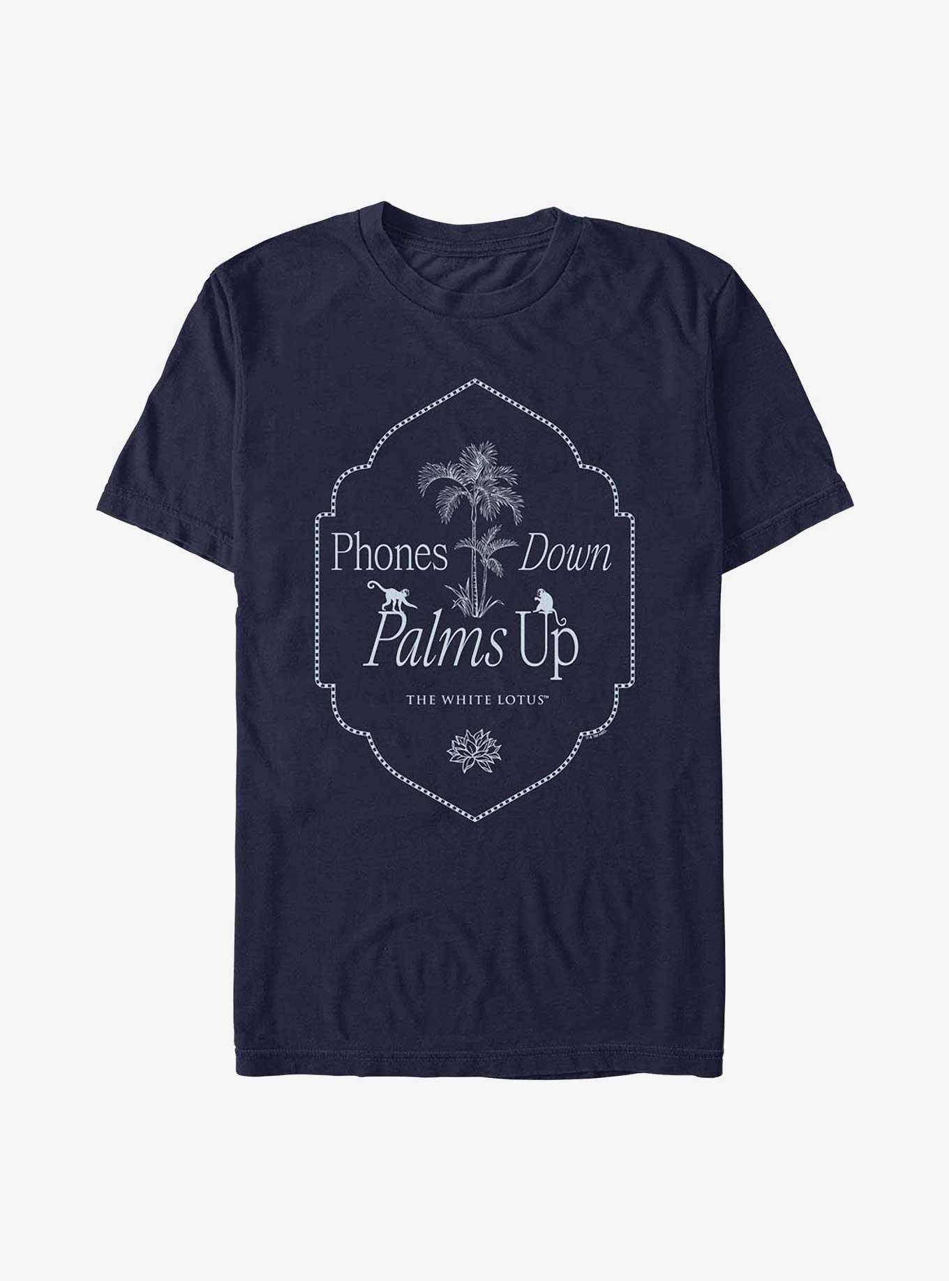 The White Lotus Phones Down Palms Up T-Shirt, , hi-res