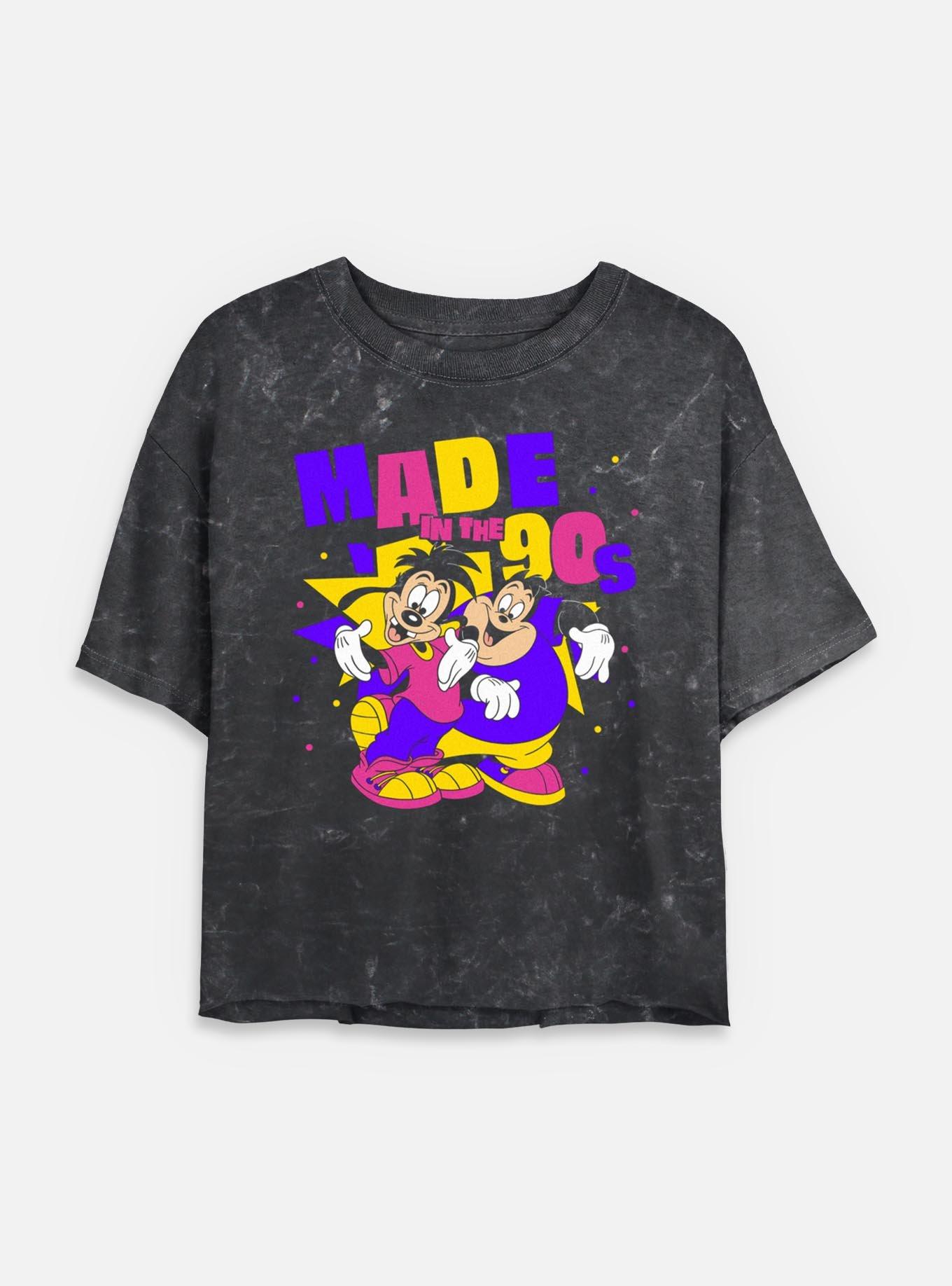 Disney Goofy Made In 90s Mineral Wash Womens Crop T-Shirt, , hi-res