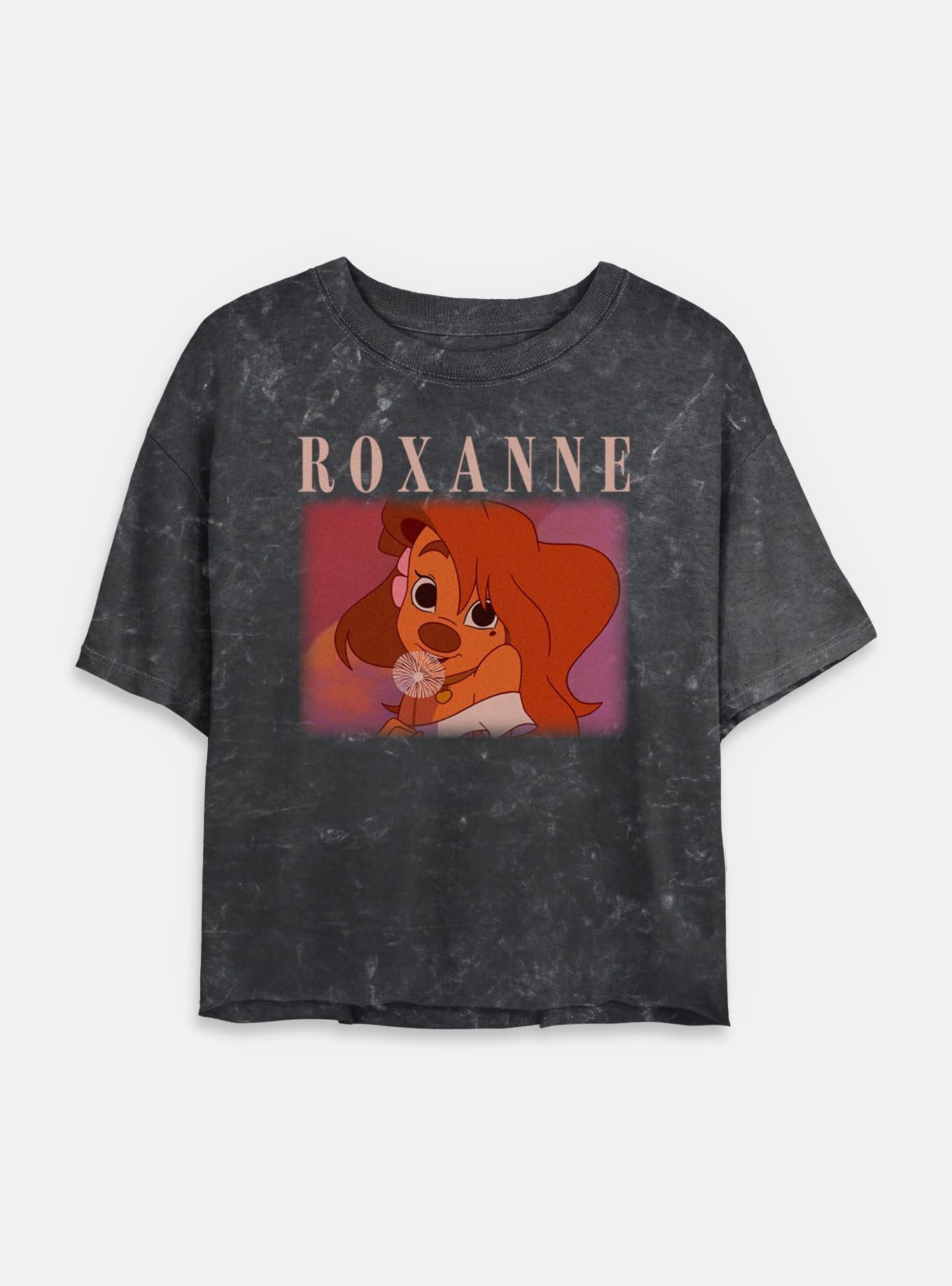 Disney Goofy Roxanne Mineral Wash Womens Crop T-Shirt, , hi-res