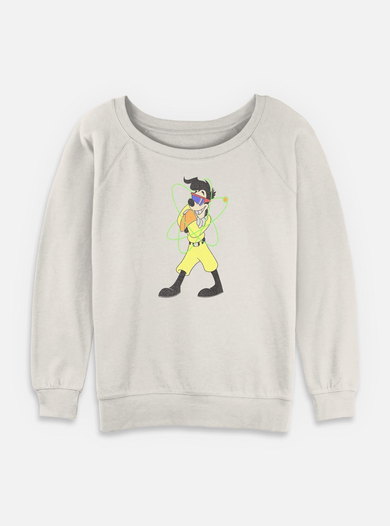 Disney Goofy Powerline Style Womens Slouchy Sweatshirt, , hi-res