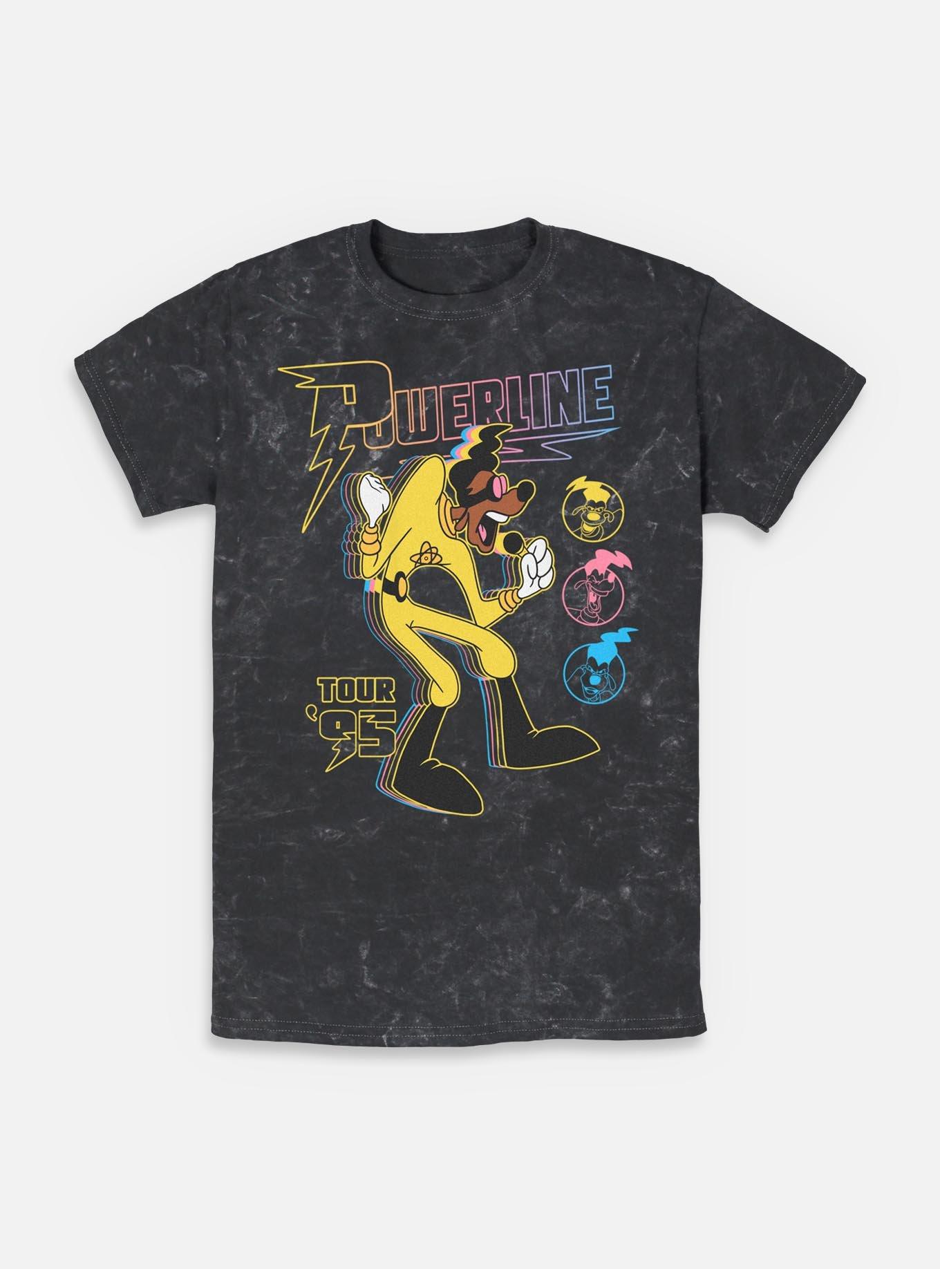 Disney Goofy Powerline Tour Mineral Wash T-Shirt, , hi-res