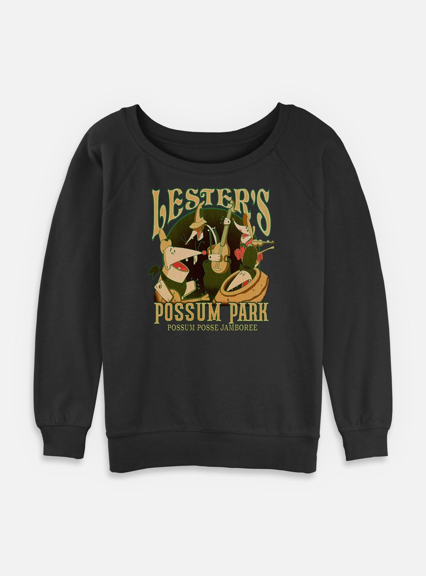 Disney Goofy Lesters Possum Park Womens Slouchy Sweatshirt,Specials : American Fashion Style Bags On Sale