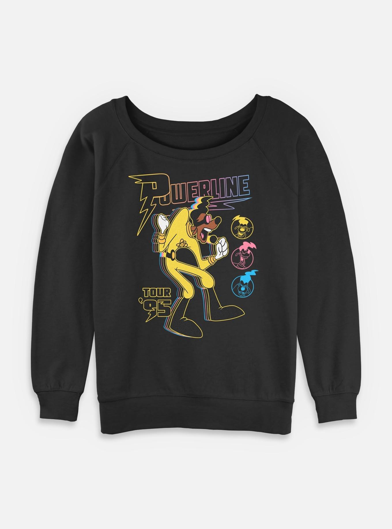 Disney Goofy Powerline Tour Womens Slouchy Sweatshirt, , hi-res