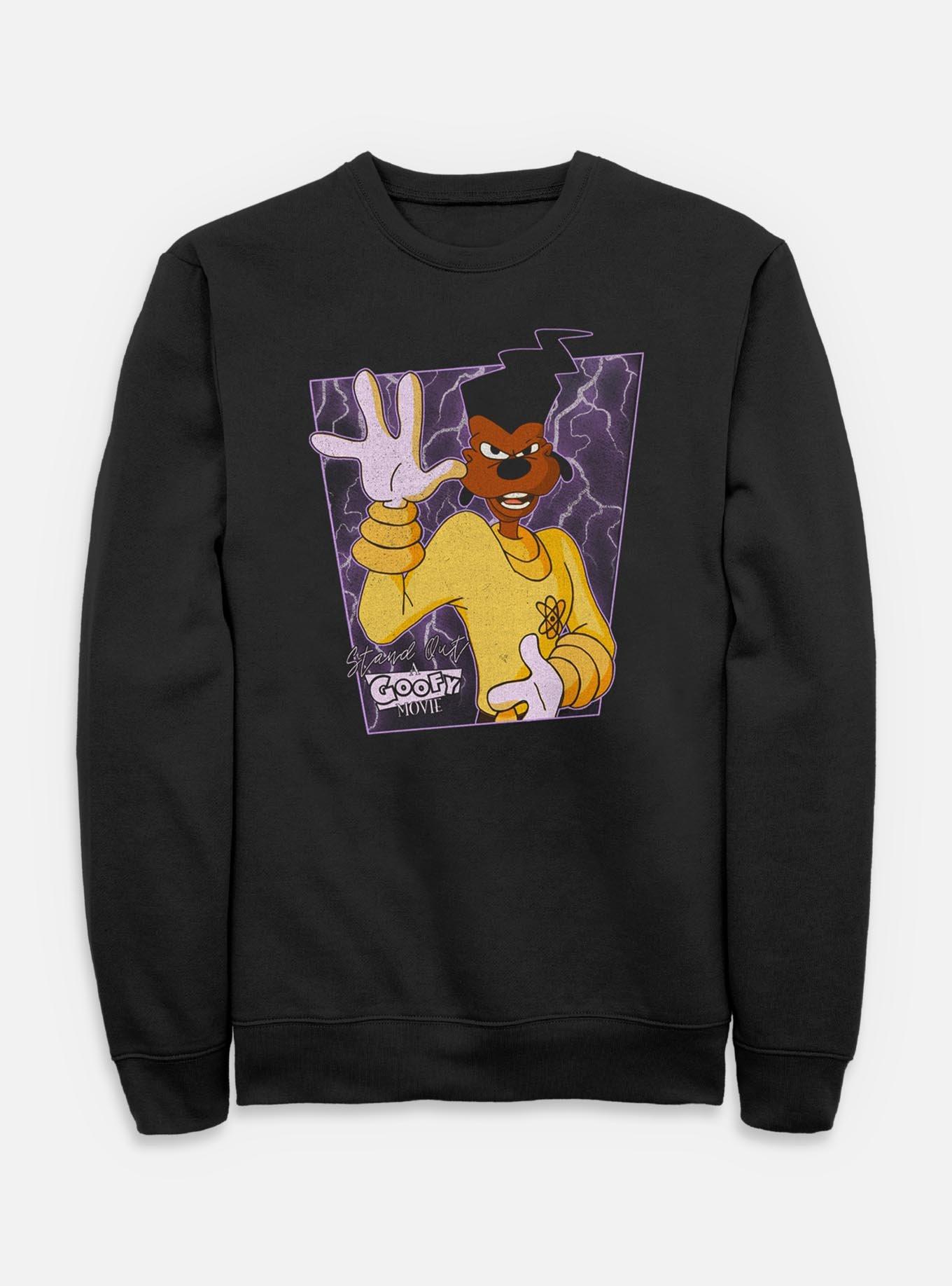 Disney Goofy Powerline Portrait Sweatshirt, , hi-res