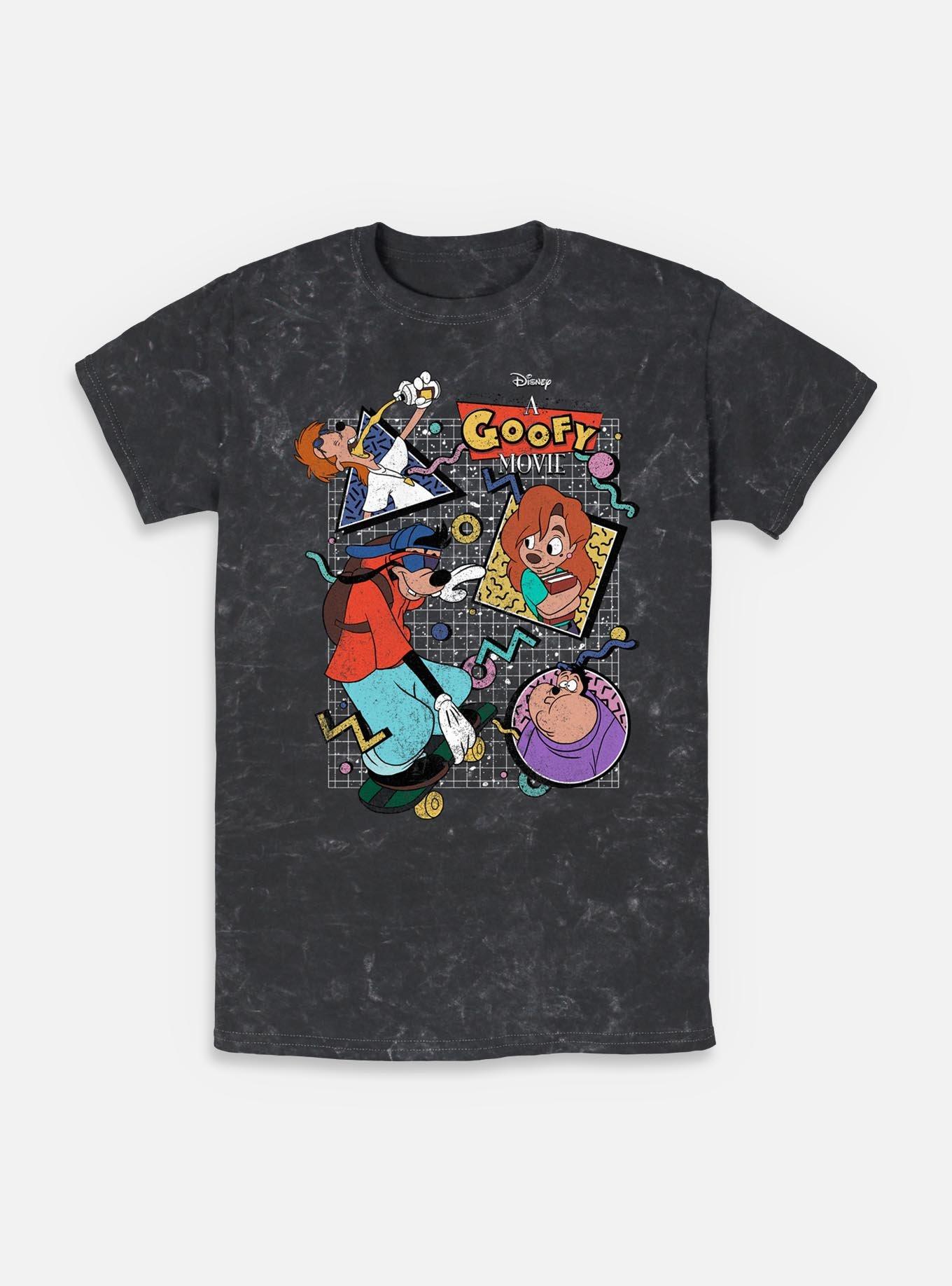 Disney Goofy 90s Goof Collage Mineral Wash T-Shirt, , hi-res