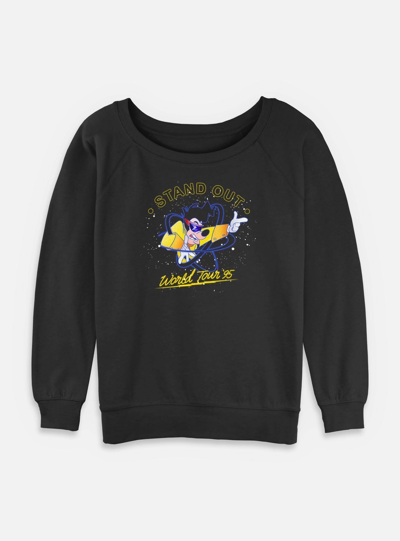 Disney Goofy Stand Out World Tour Womens Slouchy Sweatshirt, , hi-res