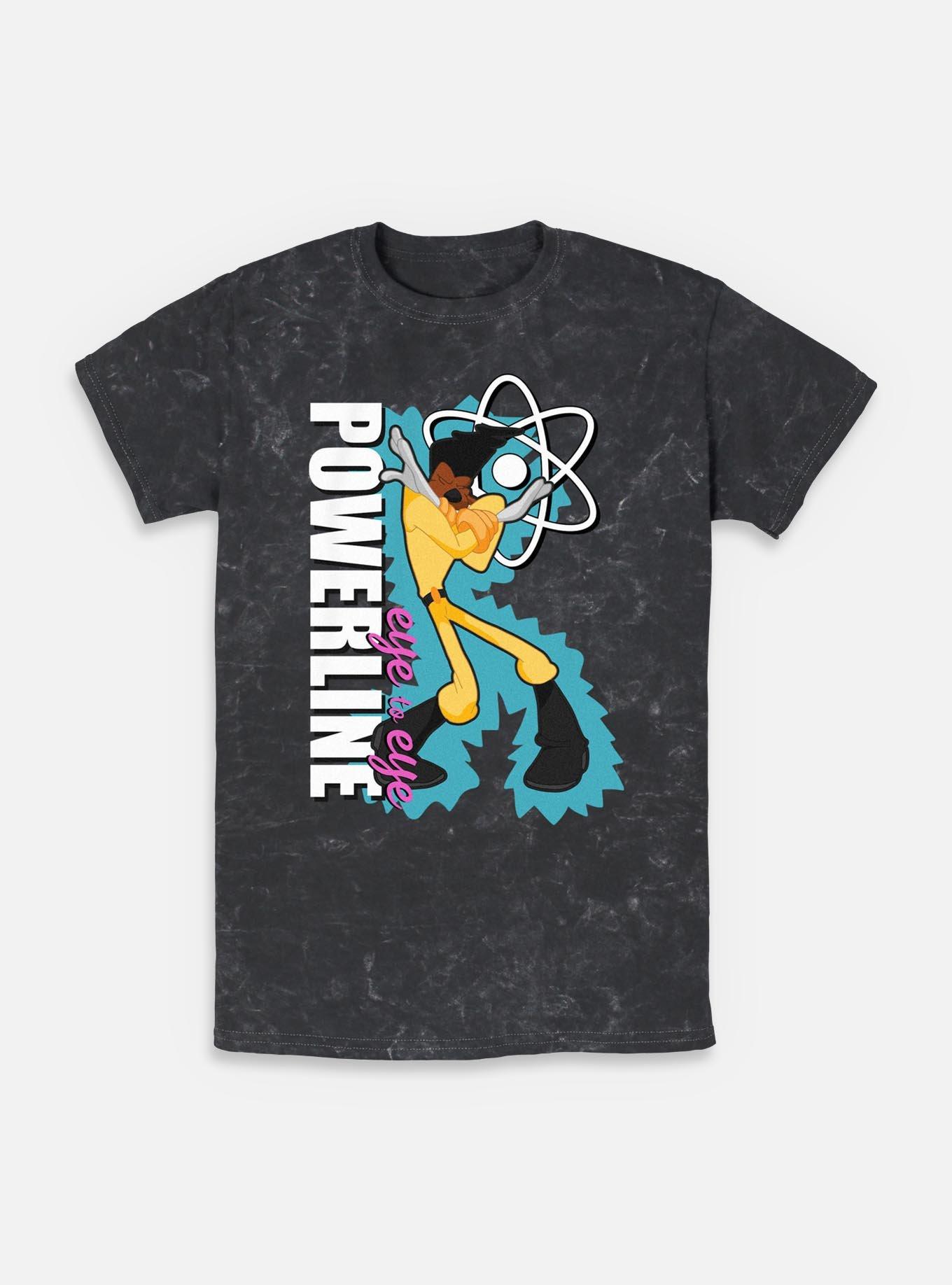 Disney Goofy Eye To Eye Powerline Mineral Wash T-Shirt, , hi-res