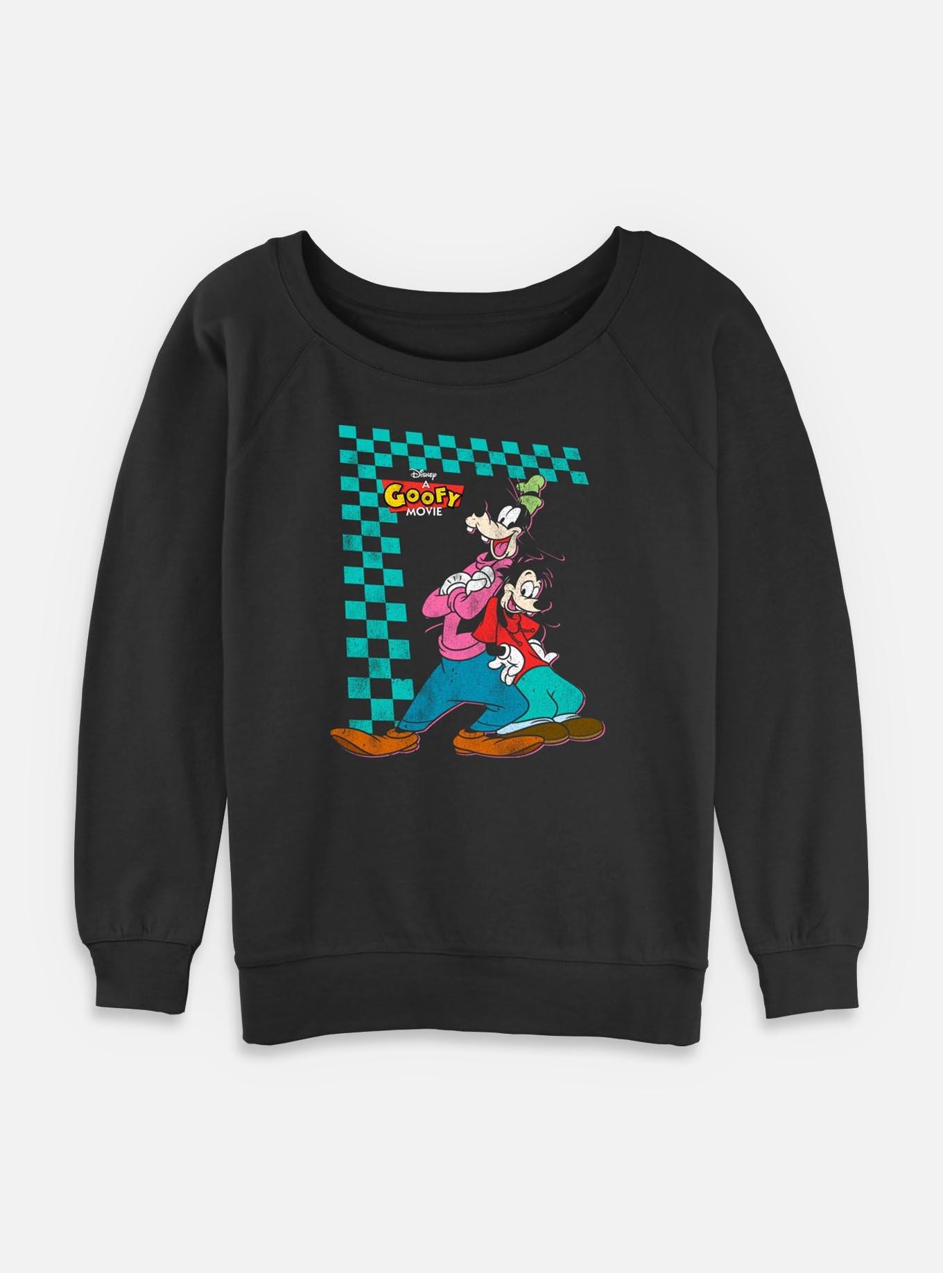 Disney Goofy Goofy And Max Stance Womens Slouchy Sweatshirt, , hi-res