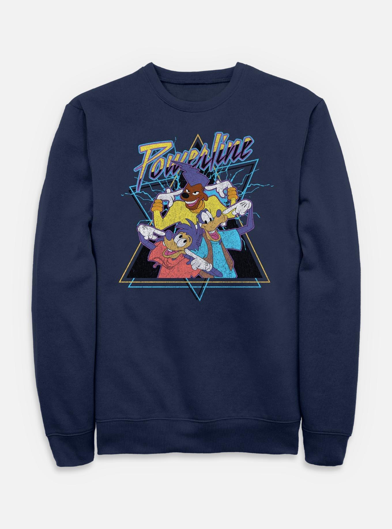 Disney Goofy Powerline Goof GroupSweatshirt, NAVY, hi-res