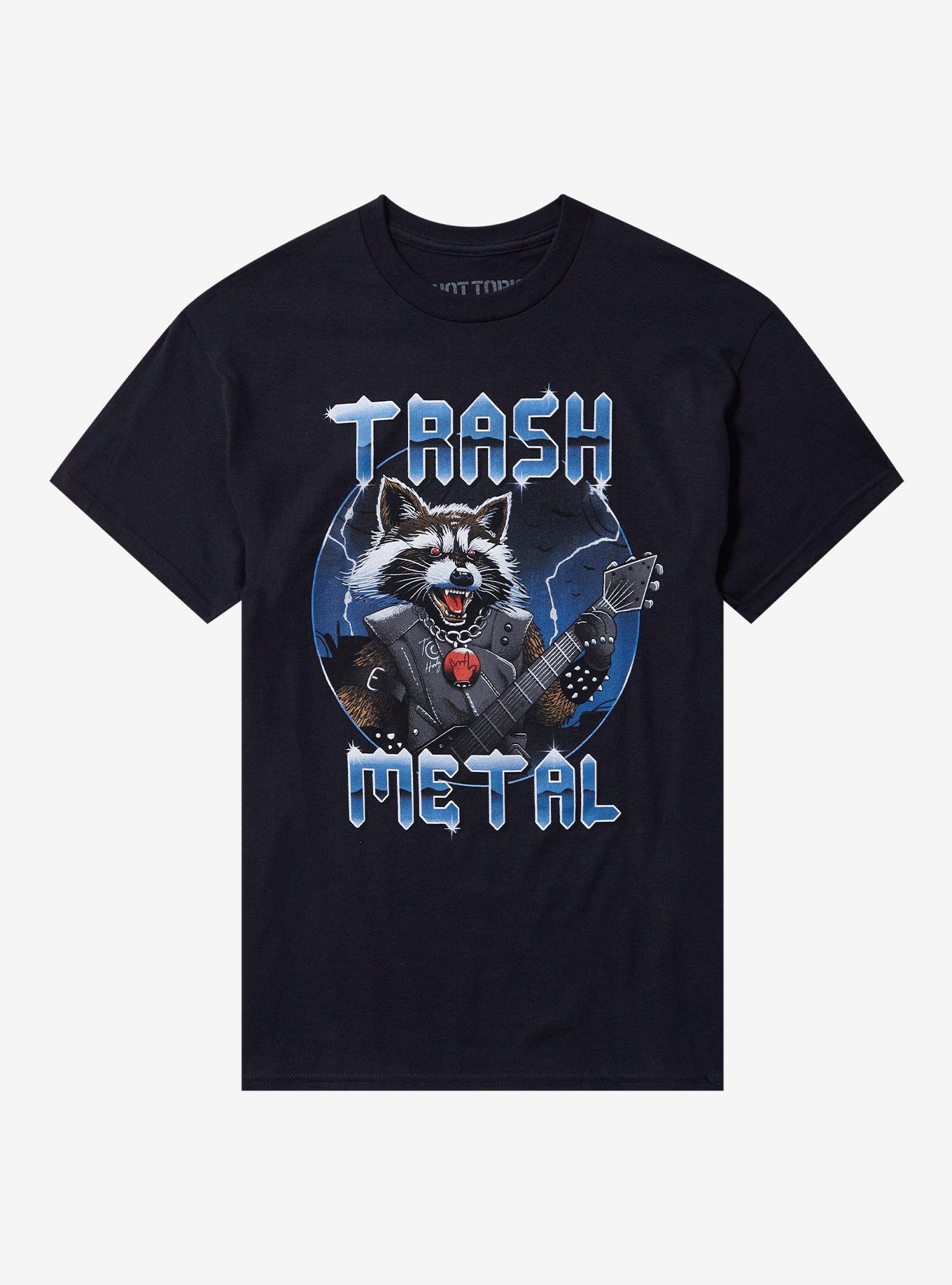 Raccoon Trash Metal T-Shirt By Vincent Trinidad, , hi-res