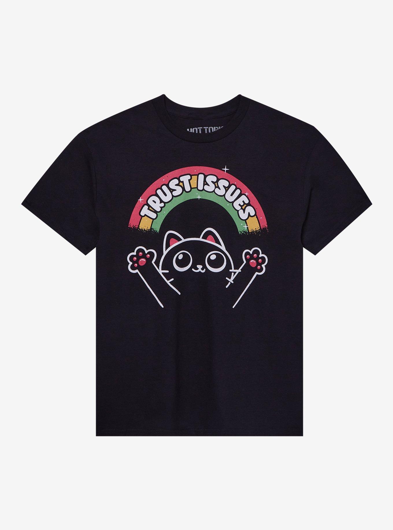 Cat Trust Issues T-Shirt By Rarpoint, , hi-res