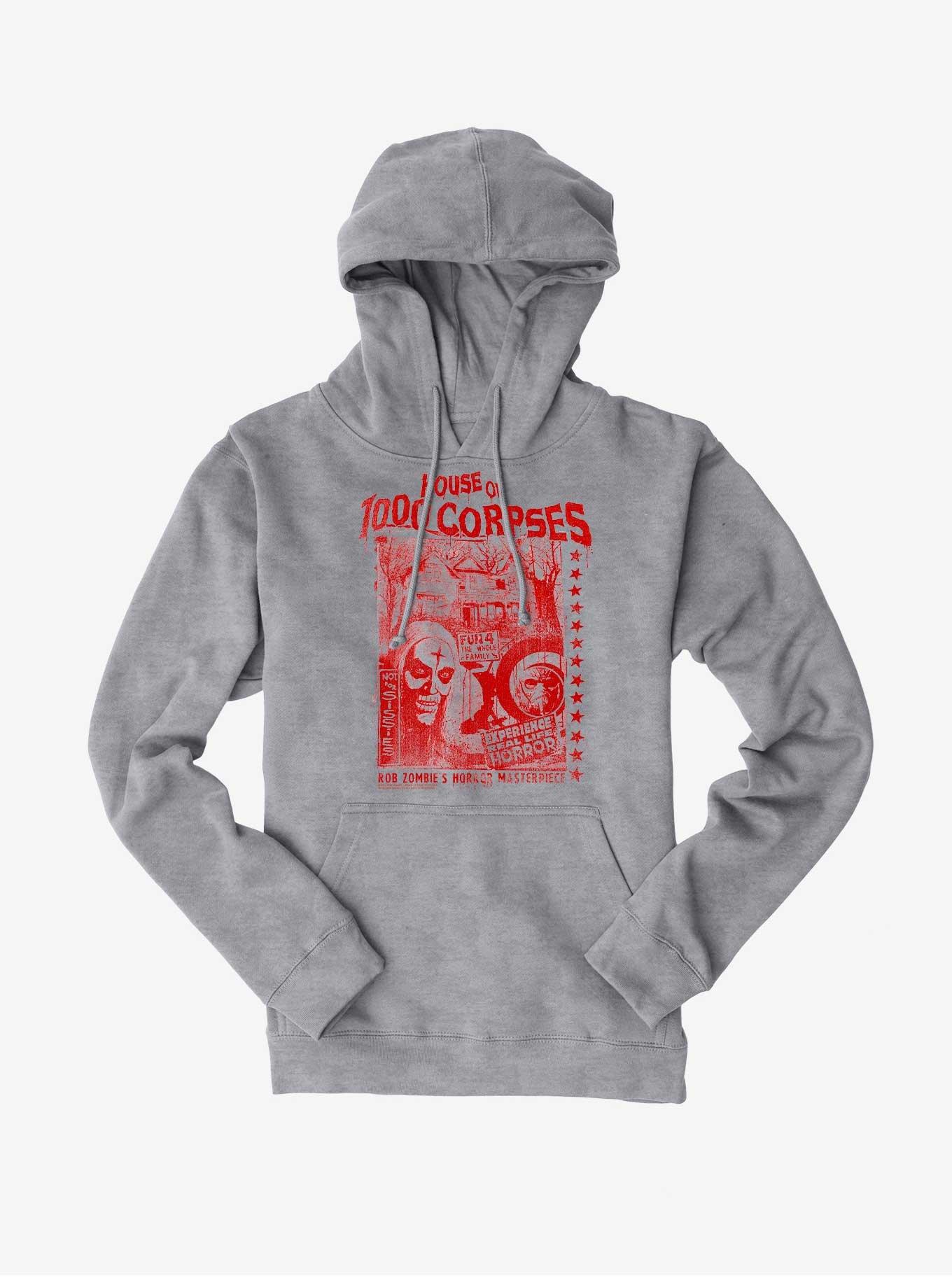 House Of 1000 Corpses Experience Real Life Horror Hoodie, SPORT GRAY, hi-res