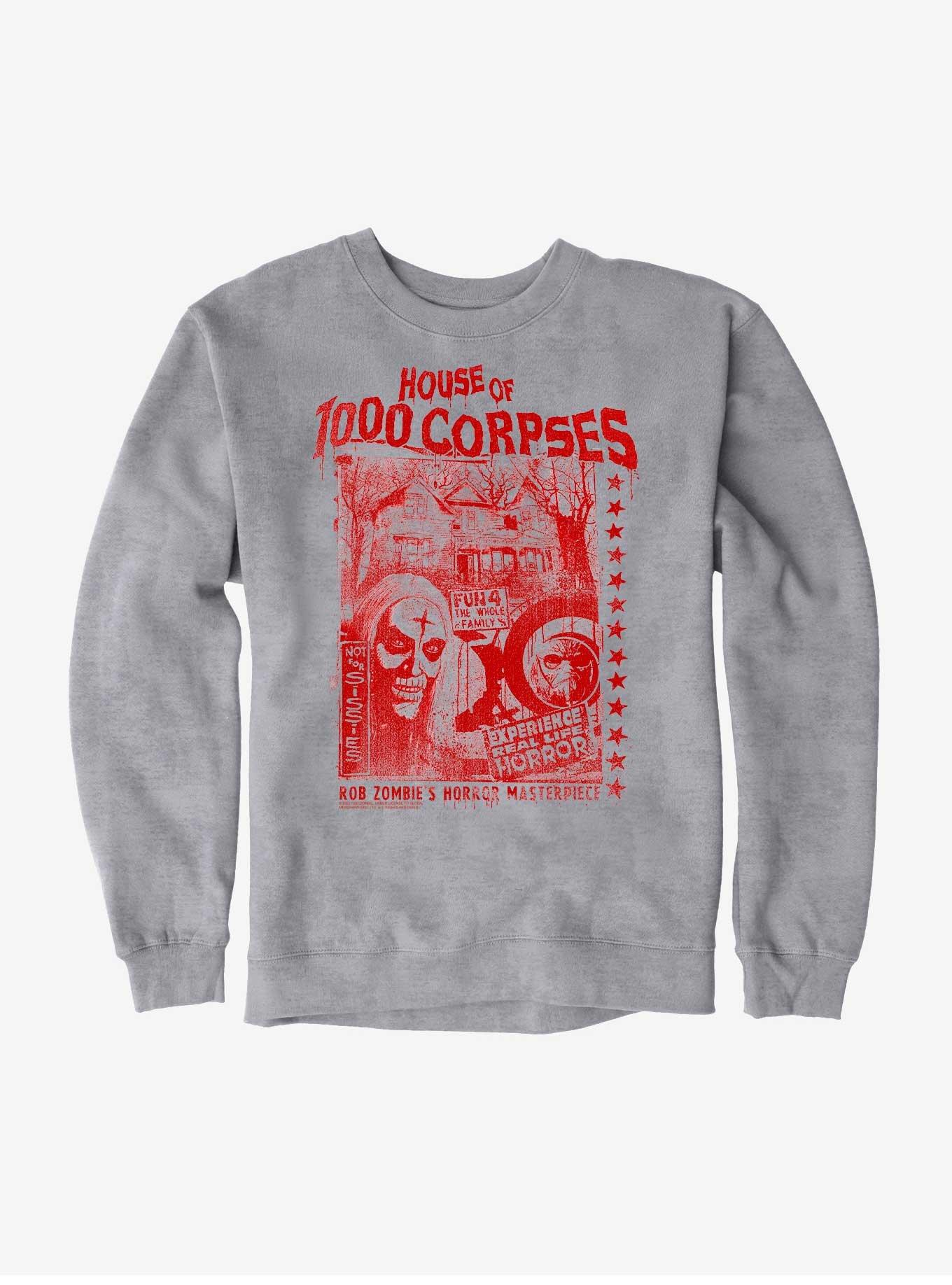House Of 1000 Corpses Experience Real Life Horror Sweatshirt, , hi-res