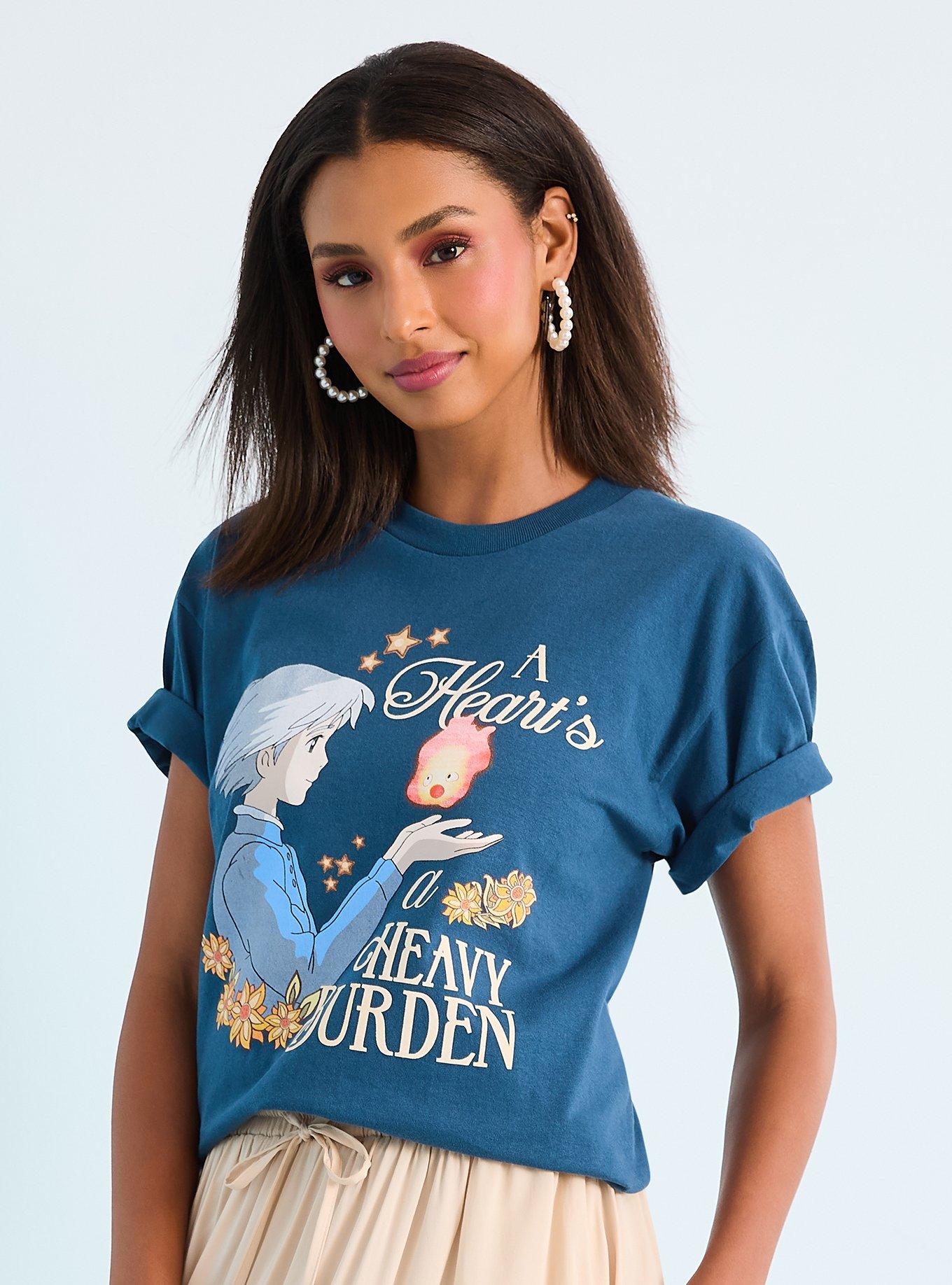 Studio Ghibli® Howl's Moving Castle Sophie & Calcifer Quote T-Shirt - BoxLunch Exclusive, , hi-res