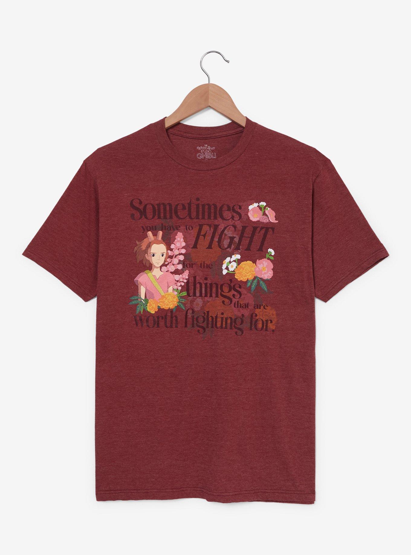 Studio Ghibli® The Secret World of Arietty Floral Quote T-Shirt - BoxLunch Exclusive, , hi-res
