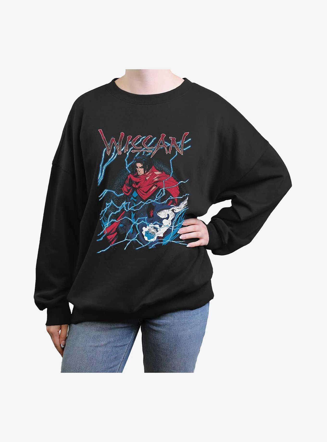 Marvel Wiccan We Get Wiccan Girls Oversized Sweatshirt, , hi-res