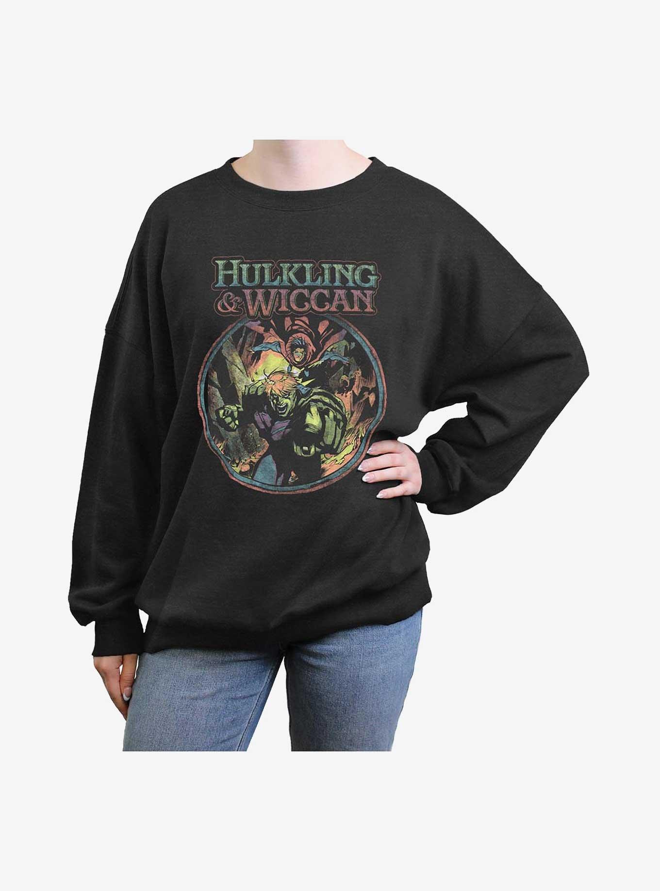 Marvel Wiccan Hey Boy Girls Oversized Sweatshirt, , hi-res