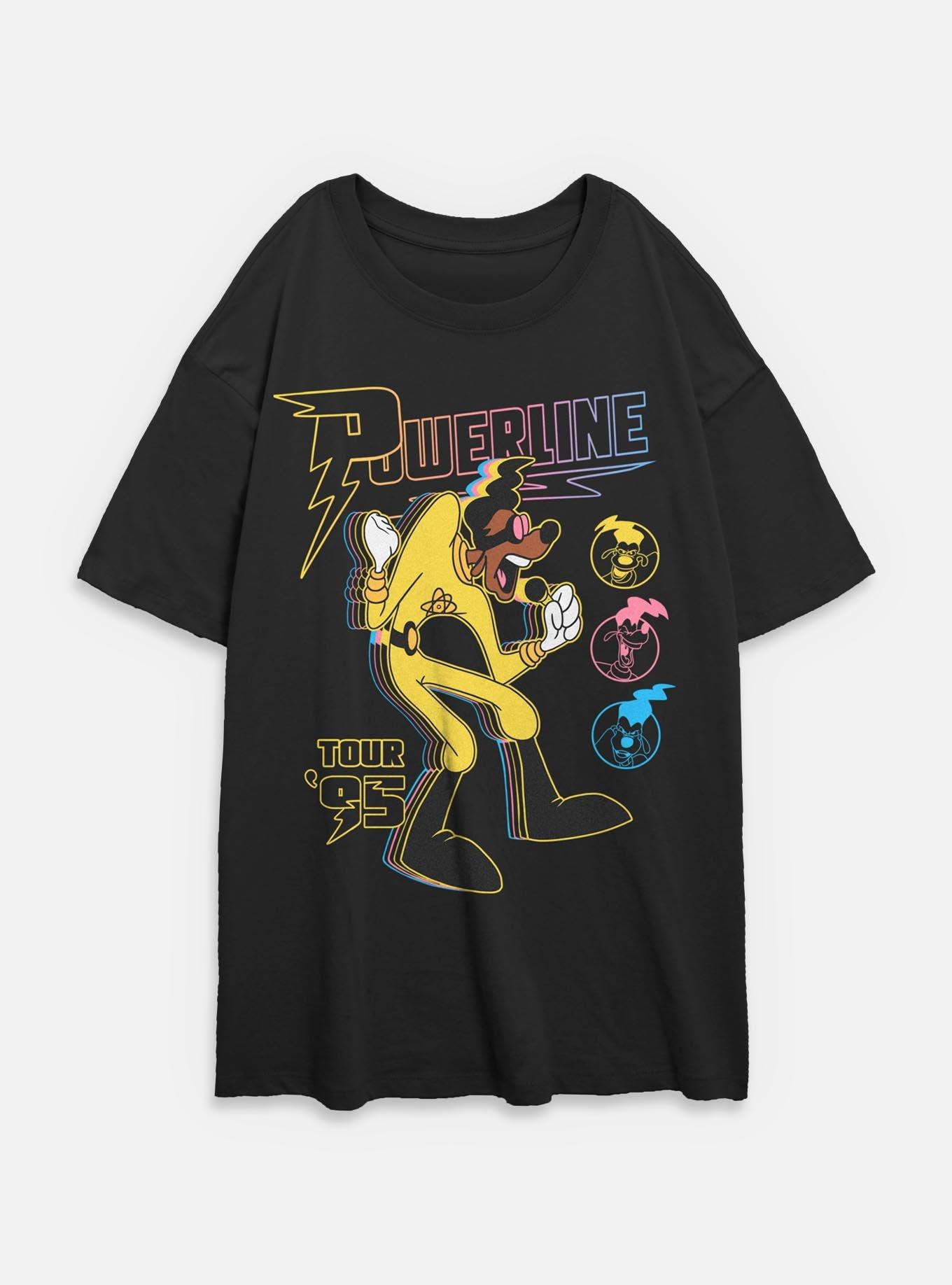 Disney Goofy Powerline Tour Womens Oversized T-Shirt, , hi-res
