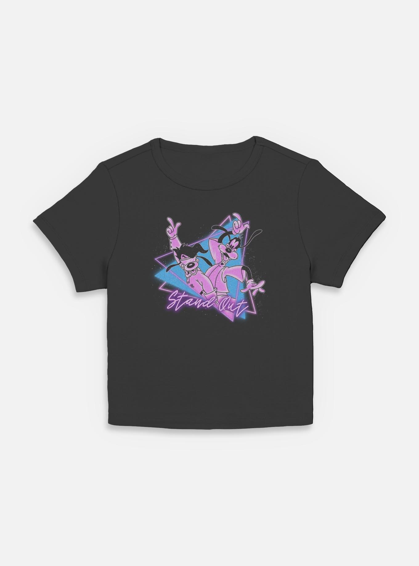 Disney Goofy Triangle Stand Out Women Baby T-Shirt, BLACK, hi-res