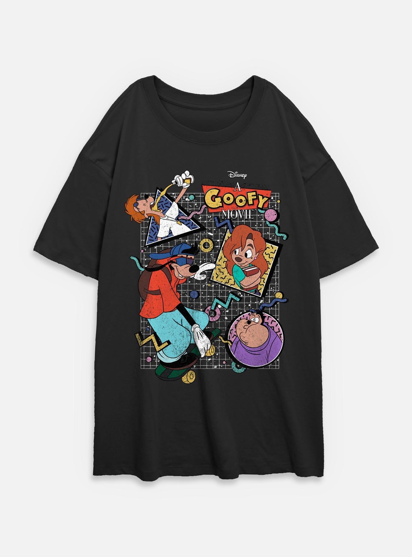 Disney Goofy 90s Goof Collage Womens Oversized T-Shirt, , hi-res