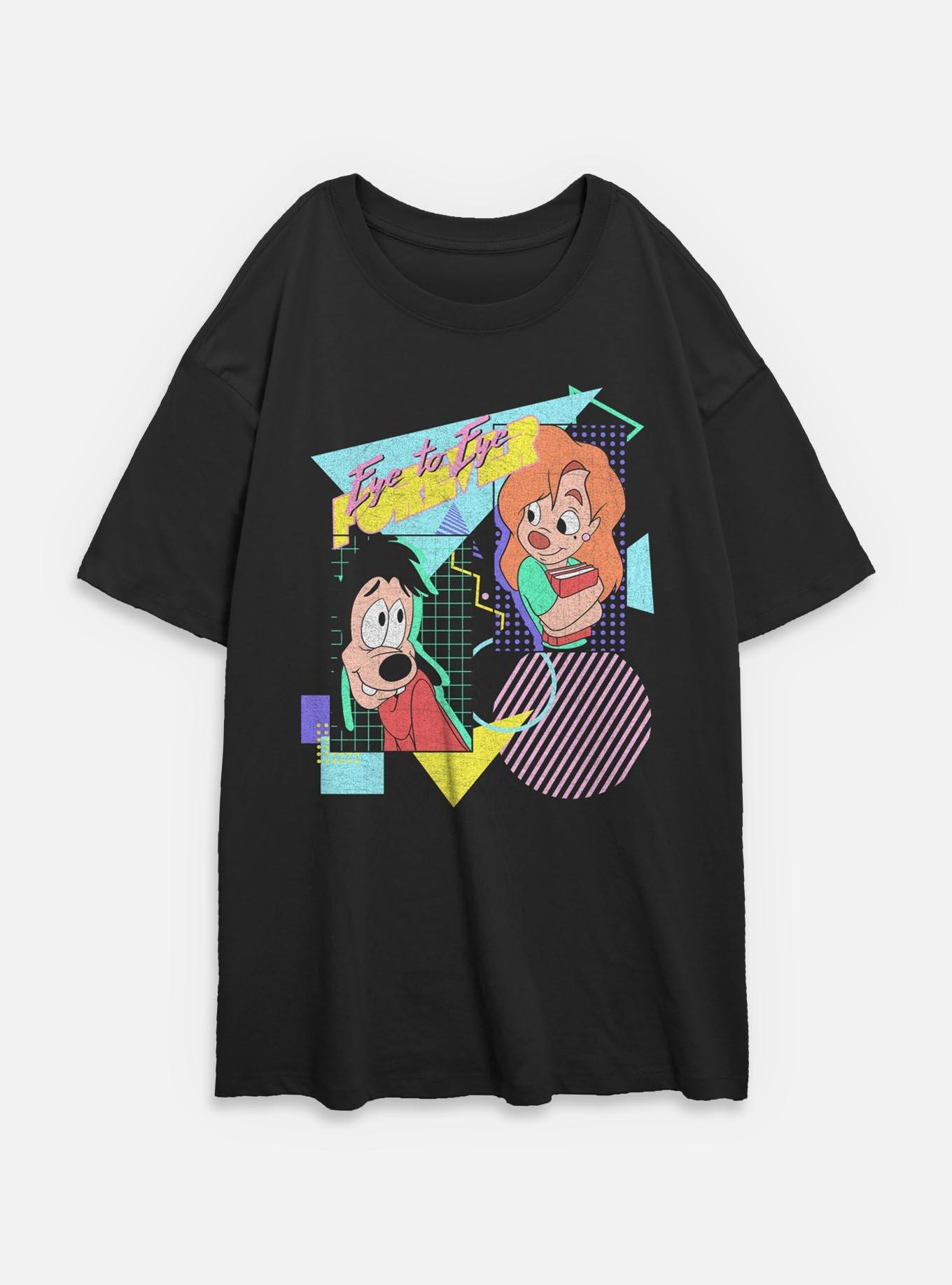 Disney Goofy Eye To Eye 80s Womens Oversized T-Shirt, , hi-res