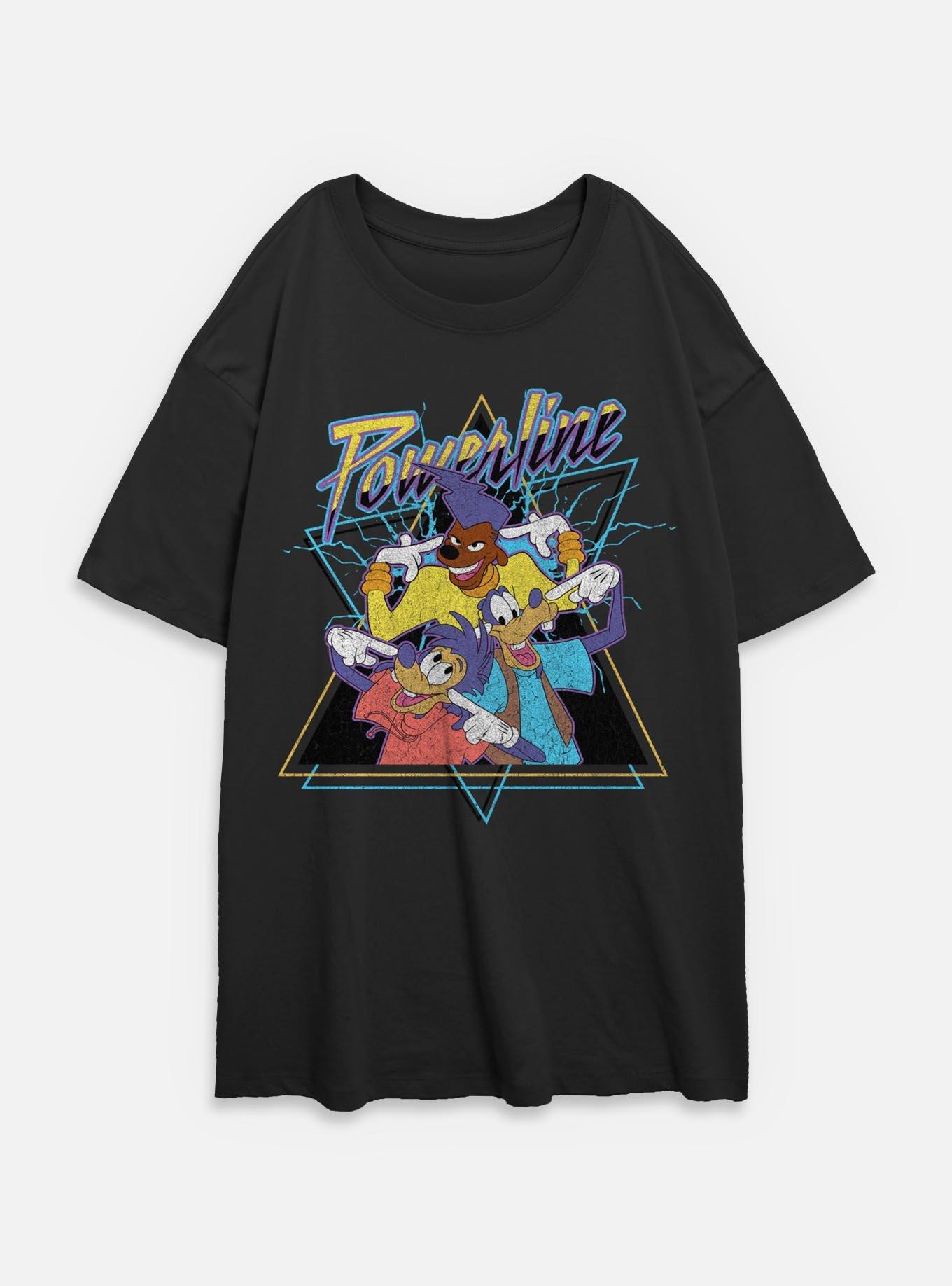 Disney Goofy Powerline Goof GroupWomens Oversized T-Shirt, , hi-res
