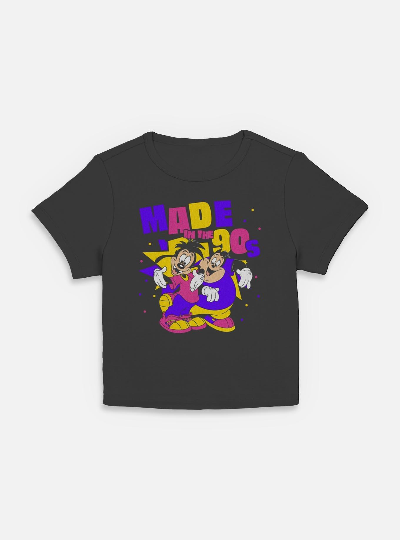 Disney Goofy Made In 90s Women Baby T-Shirt, BLACK, hi-res