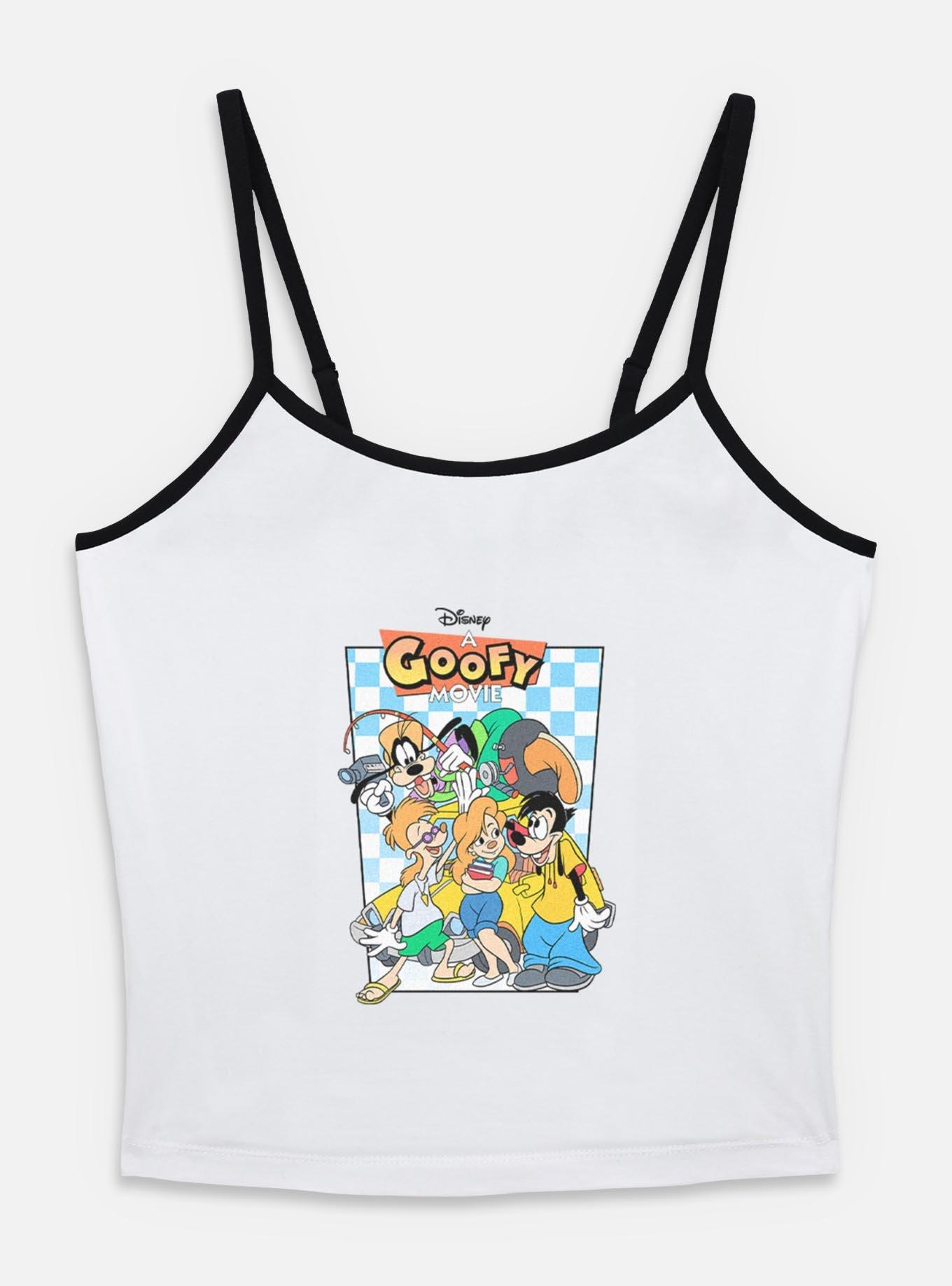 Disney Goofy Group Checkered Pattern Womens Cami, , hi-res