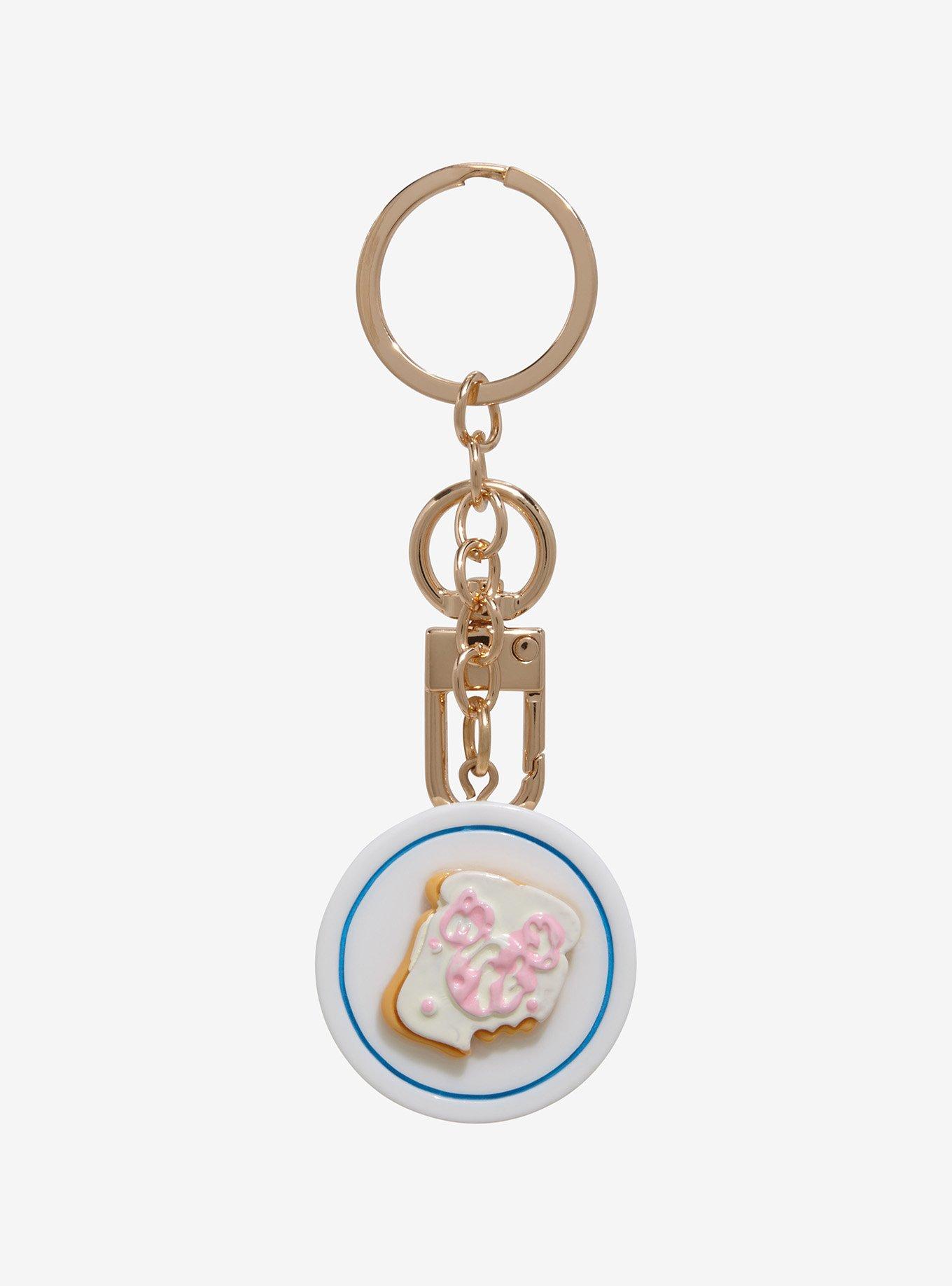 Disney Mickey Mouse Jelly Toast Keychain - BoxLunch Exclusive, , hi-res