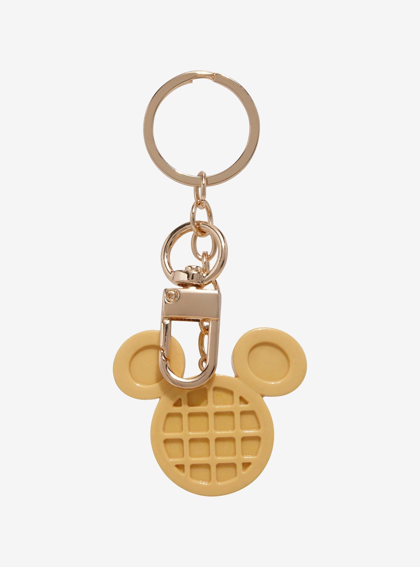 Disney Mickey Mouse Waffle Keychain, , hi-res