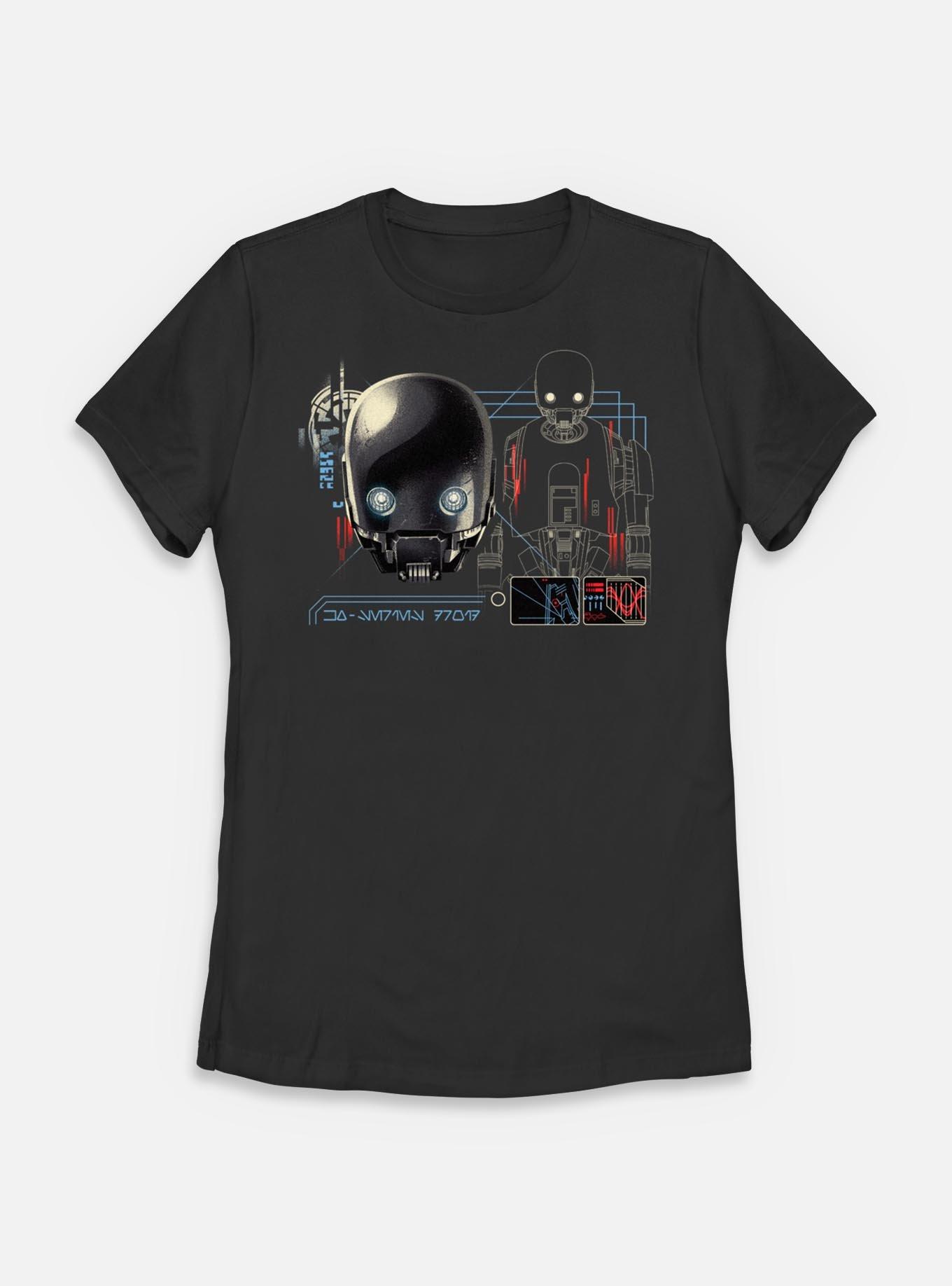 Star Wars: Andor K-2SO Droid Womens T-Shirt, BLACK, hi-res
