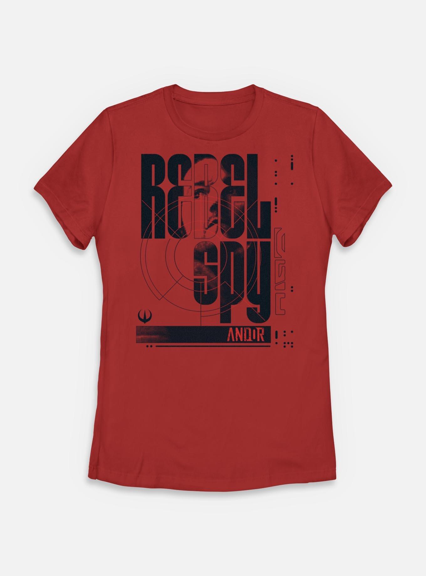 Star Wars: Andor Rebel Spy Womens T-Shirt, RED, hi-res