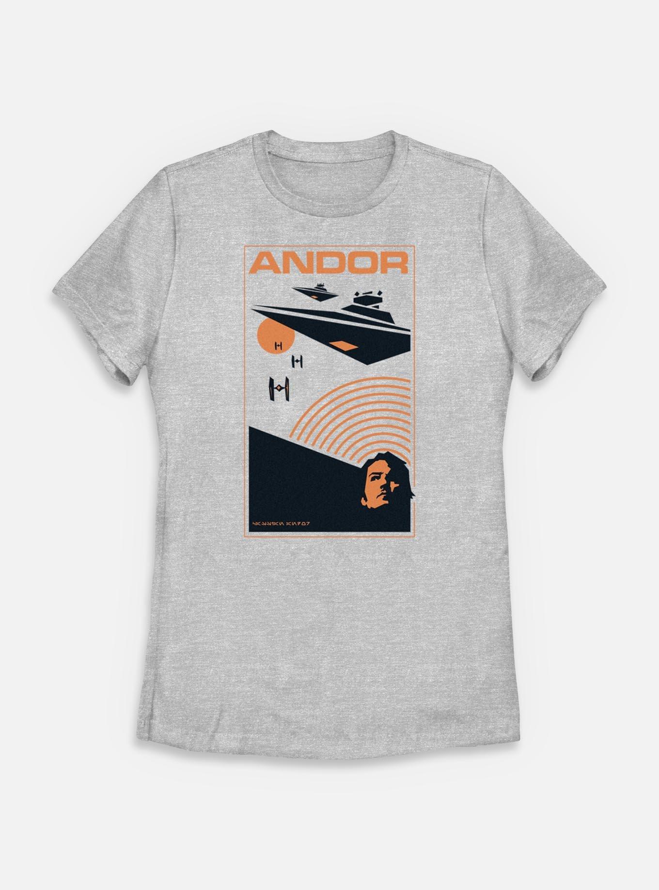 Star Wars: Andor Space Poster Womens T-Shirt, ATH HTR, hi-res