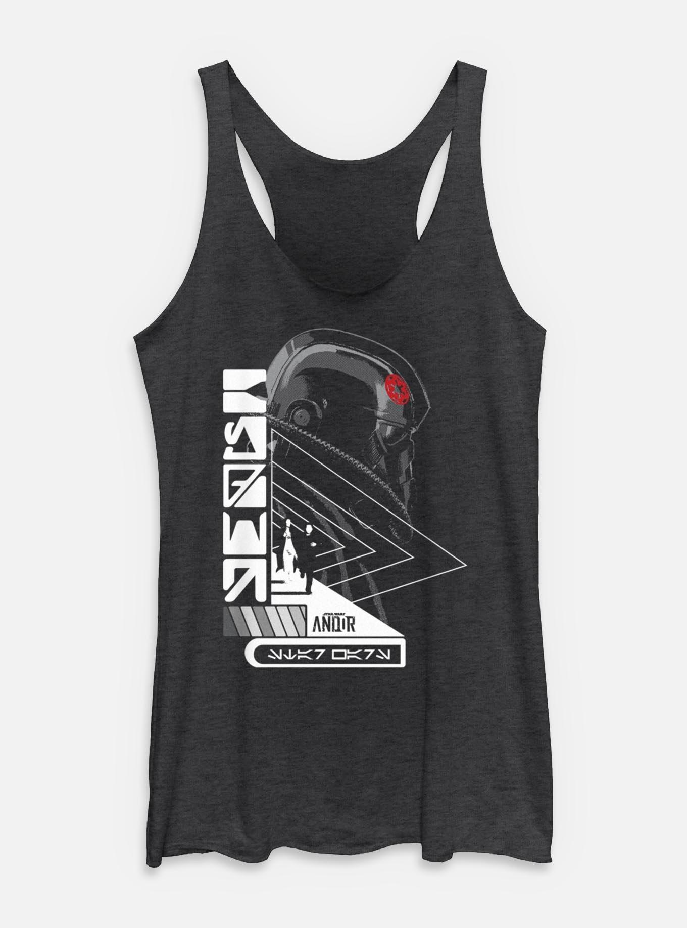 Star Wars: Andor Tie Avenger Womens Tank Top, BLK HTR, hi-res