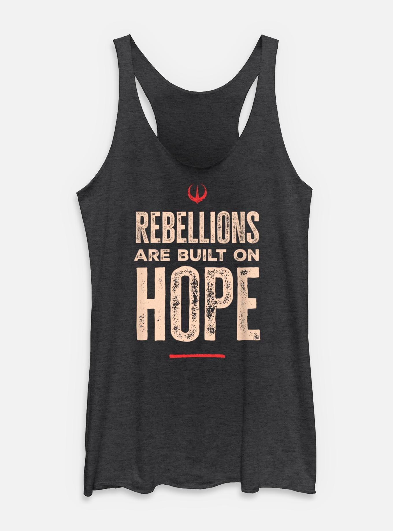 Star Wars: Andor Rebellions Are Built On Hope Womens Tank Top, BLK HTR, hi-res