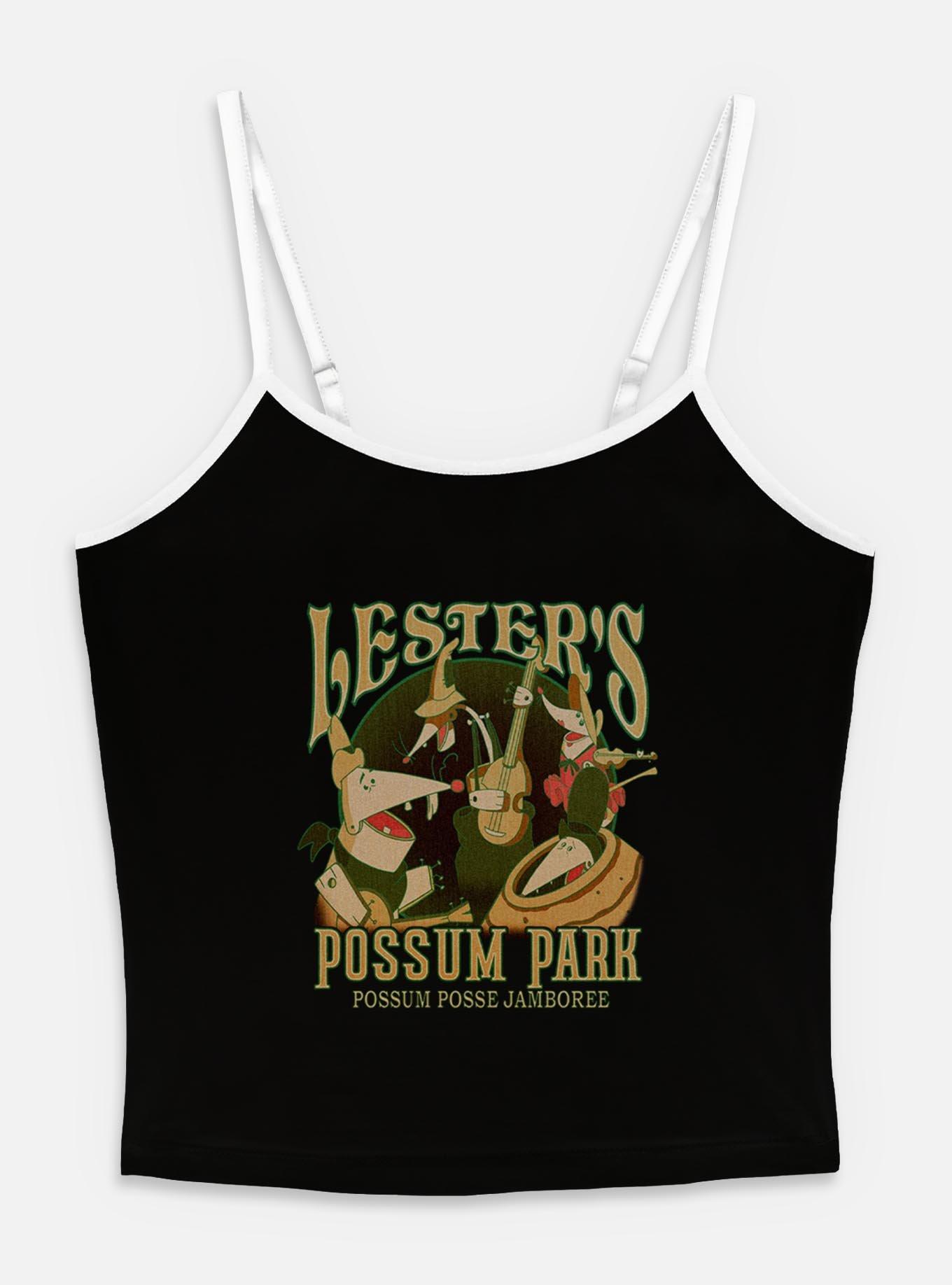 Disney Goofy Lesters Possum Park Womens Cami, BLACK, hi-res