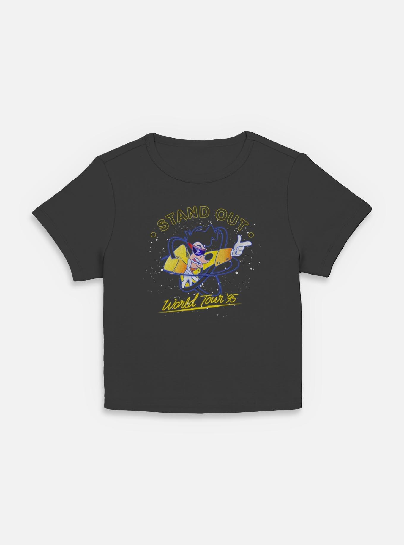 Disney Goofy Stand Out World Tour Women Baby T-Shirt, BLACK, hi-res