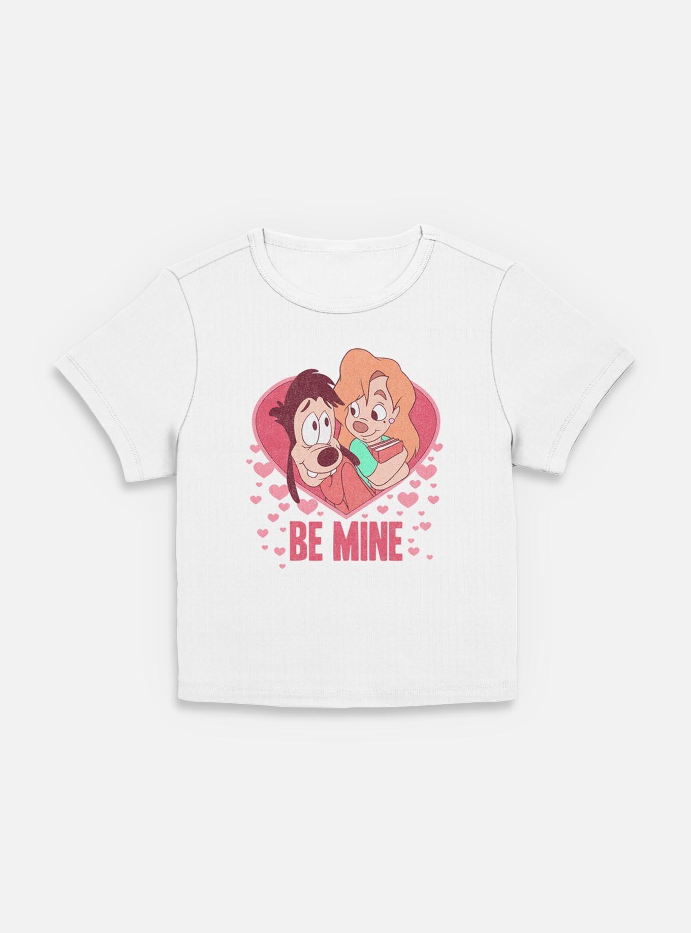 Disney Goofy Max And Rox Be Mine Women Baby T-Shirt, EGRET, hi-res