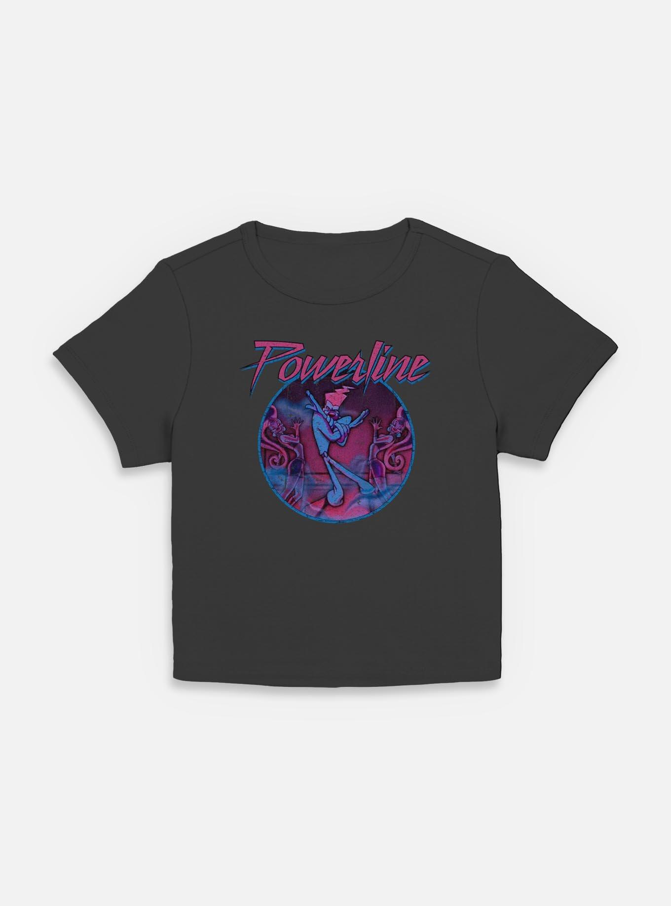 Disney Goofy Powerline Icon Women Baby T-Shirt, BLACK, hi-res