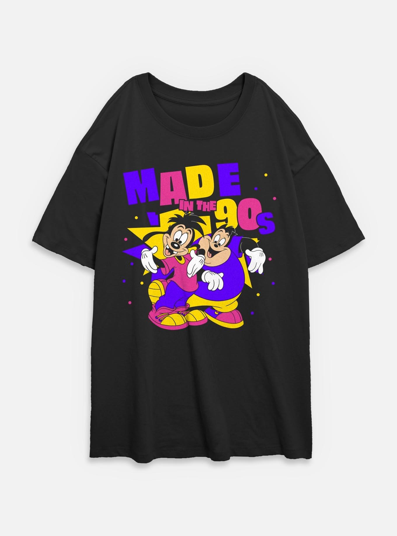 Disney Goofy Made In 90s Womens Oversized T-Shirt, BLACK, hi-res