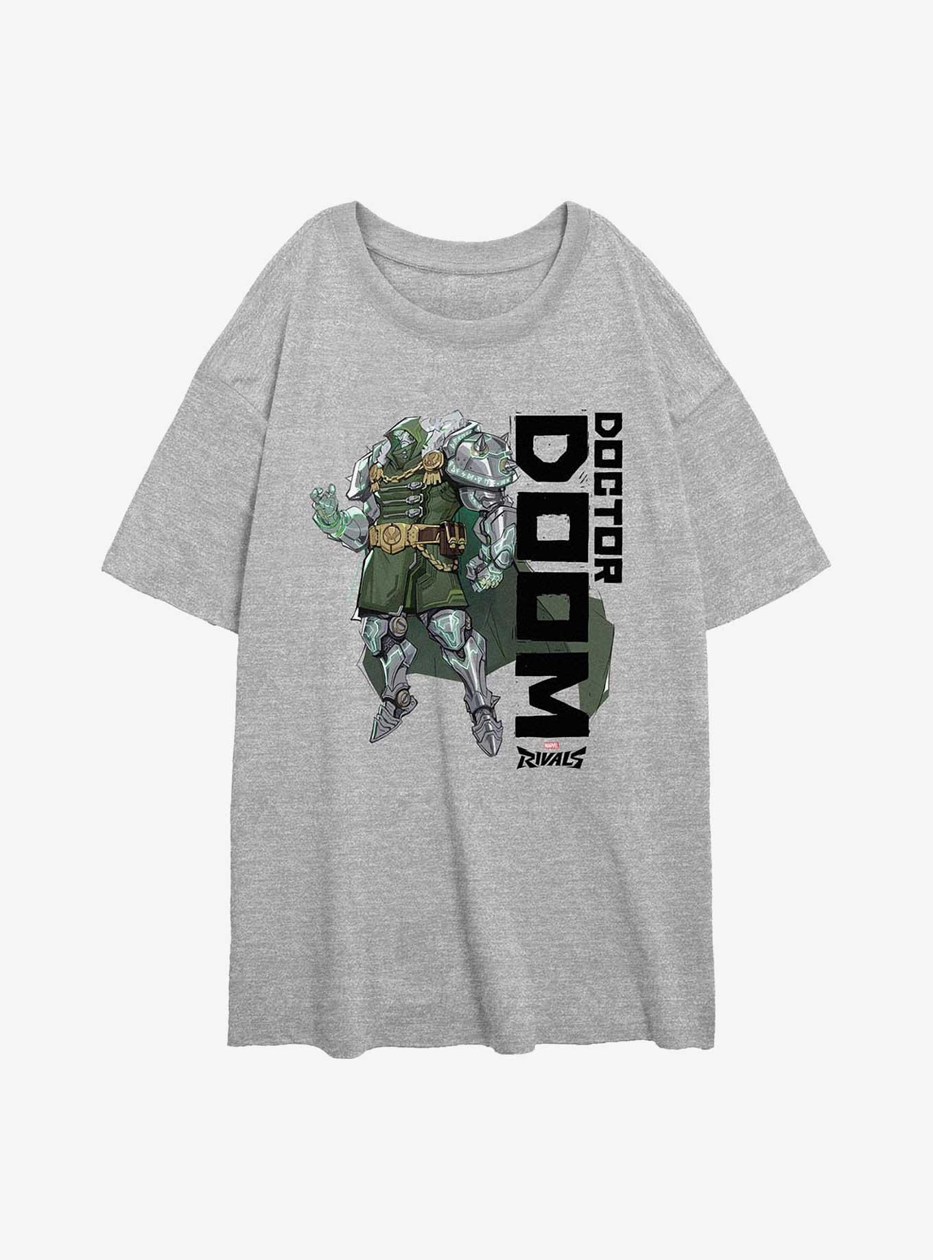 Marvel Rivals Doctor Doom Girls Oversized T-Shirt, , hi-res